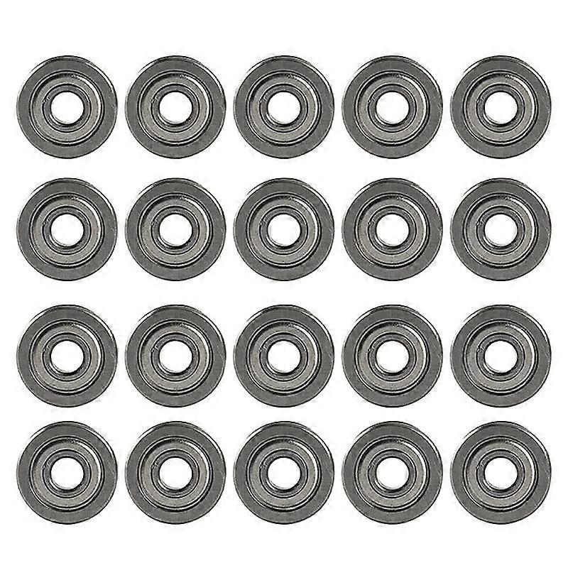 20 τεμάχια ρουλεμάν τροχαλίας U-Slot εξωθητήρα U604ZZ 4 x 13 x 4 χιλιοστά