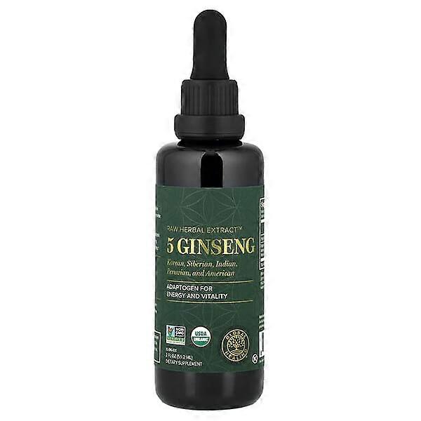 Global Healing, Raw Herbal ExtractÃ¢ÂÂ¢, 5 Ginseng, 2 fl oz (59.2 ml)