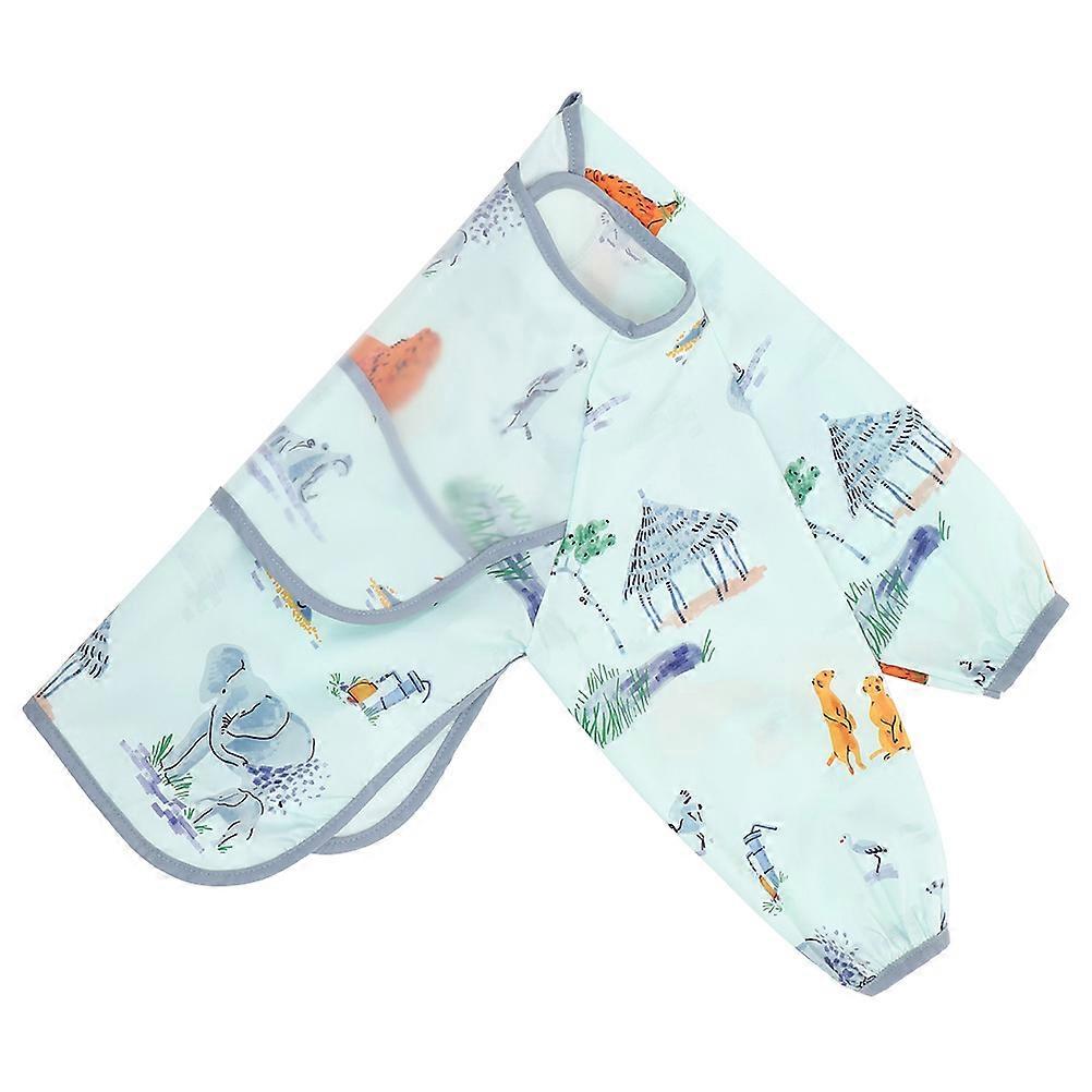Baby Bib Long Sleeve Bib for Feeding Soft Polyester Material