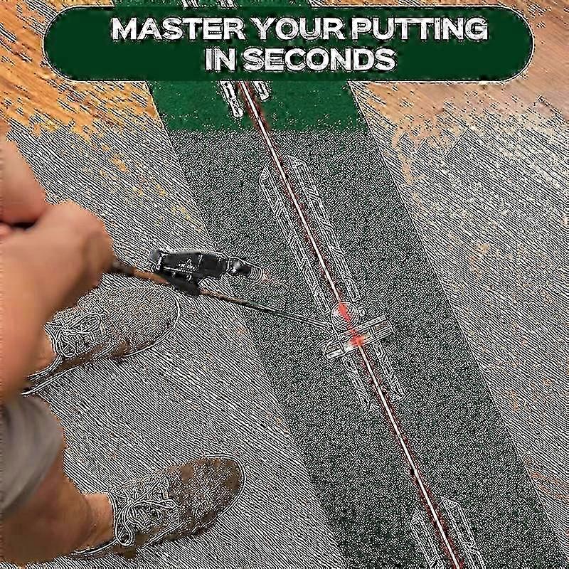 Golf Laser Putting Training Aid with Dual Modes for Improved Alignment and Putting Accuracy
