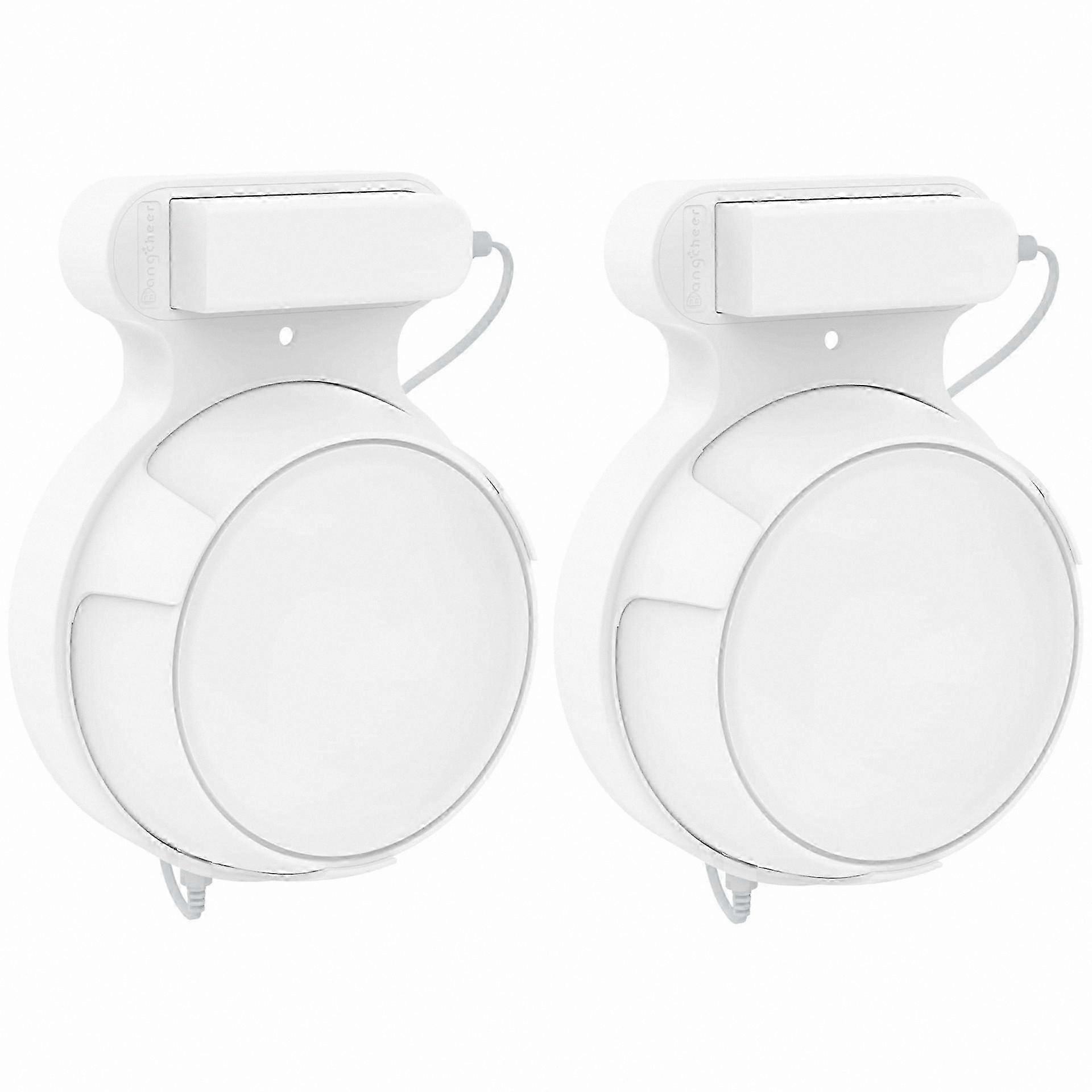 Mesh WiFi 7 System Wall Mount Holder for TP-Link Deco BE Series, Compatible with BE23 BE25 BE3600 BE5000, White, 2 Pack