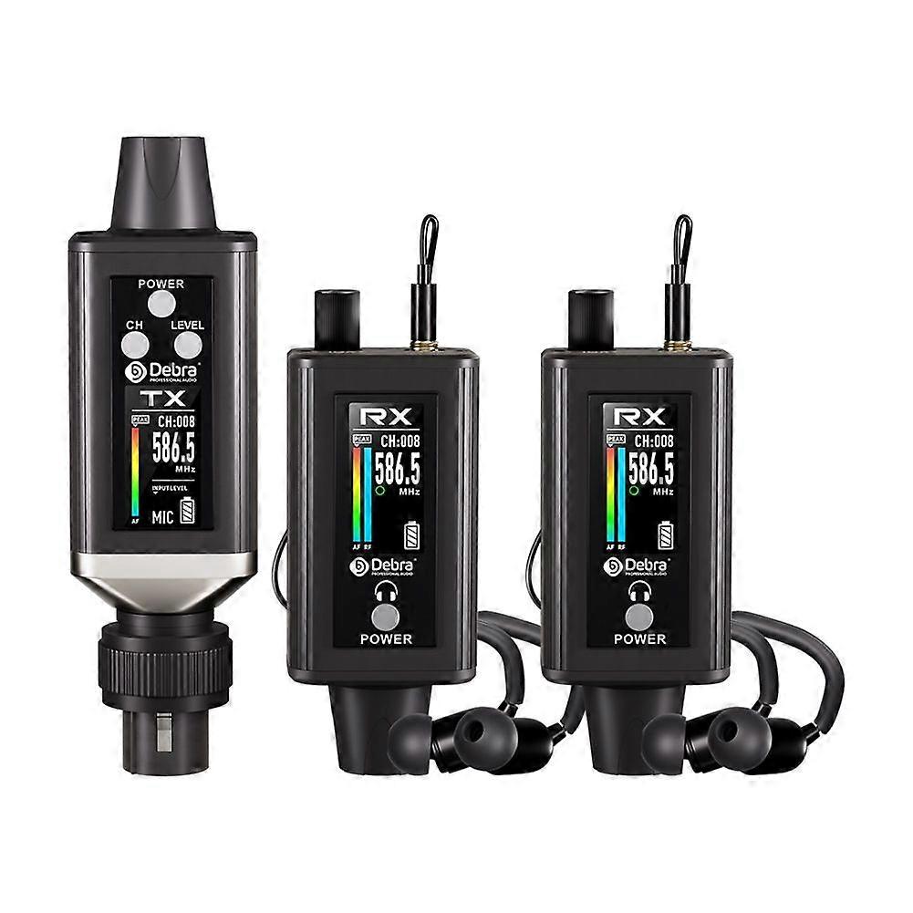 Wireless Monitoring System Portable UHF Rechargeable Wireless System for Dynamic Microphone A