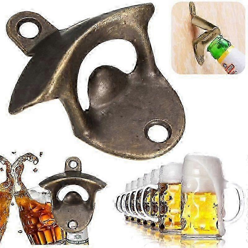 Bronze Wall Mounted Bottle Opener Corkscrew Bottle Opener Kitchen Tool Beer