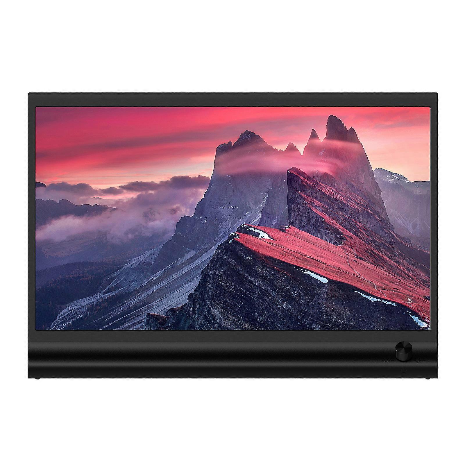 15.6inch Portable External Monitor 1920x1080 Resolution Replacement Extended Screen Attachment For Office Entertainment Multicolor