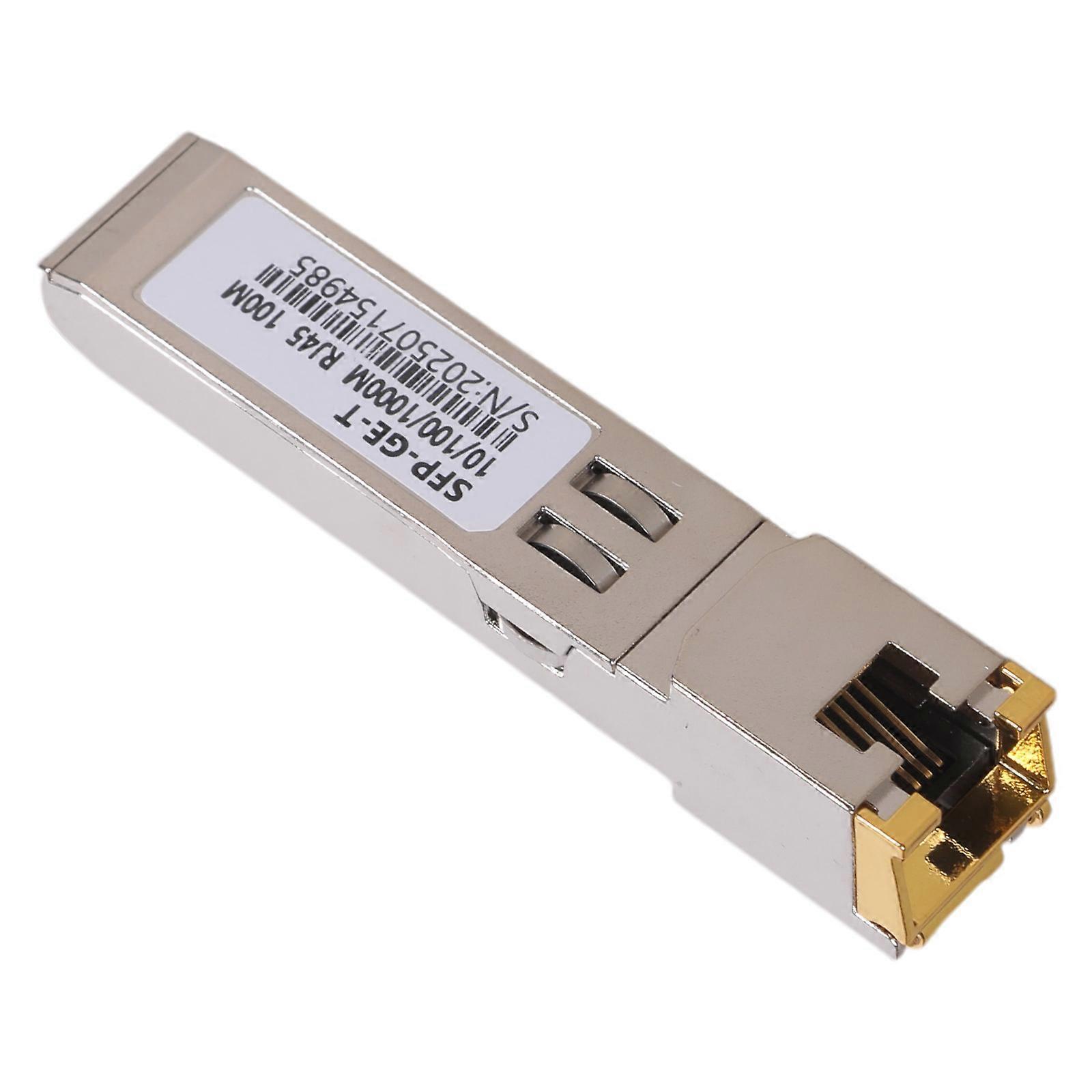 SFP Module RJ45 Switcher SFP Copper RJ45 SFP Module Gbic 10/100/1000 Connector Gigabit Ethernet Port Replacement Accesso Multicolor