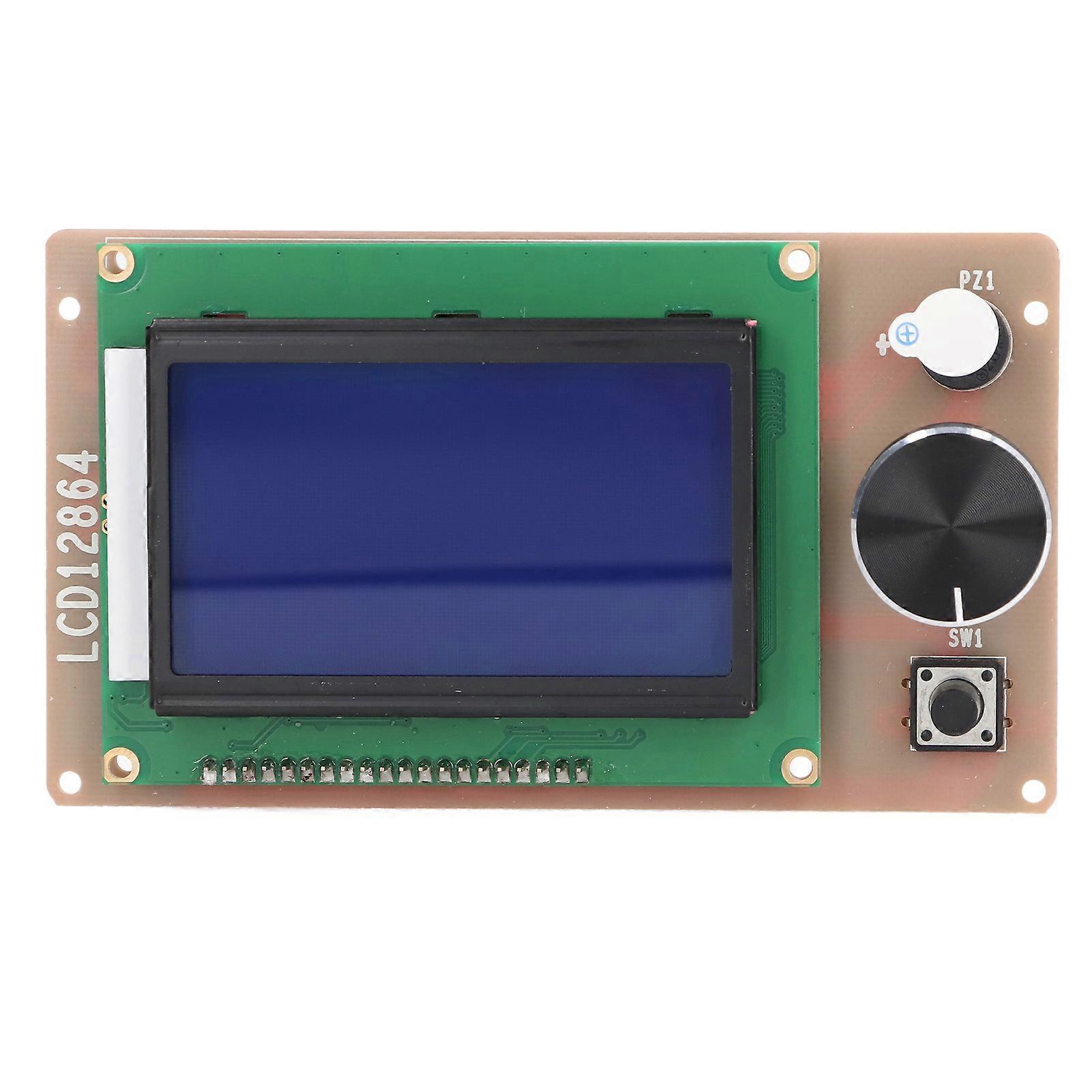 LCD Display Screen RAMPS1.4 Graphic Smart Display Controller Board Replacement for Anet A8 Plus 3D Printer