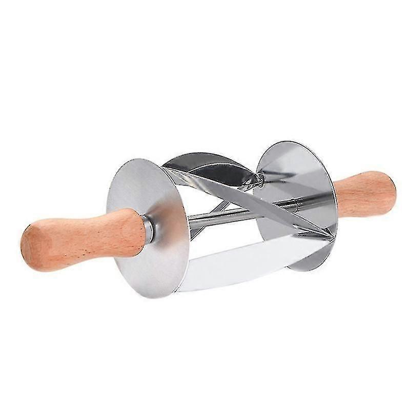 Stainless Steel Rolling Cutter Making Croissants Bread Dough Knife Baking Tool