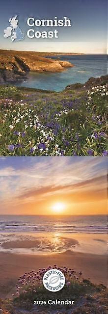 Cornish Coast Slim Calendar 2026 Calendar Book