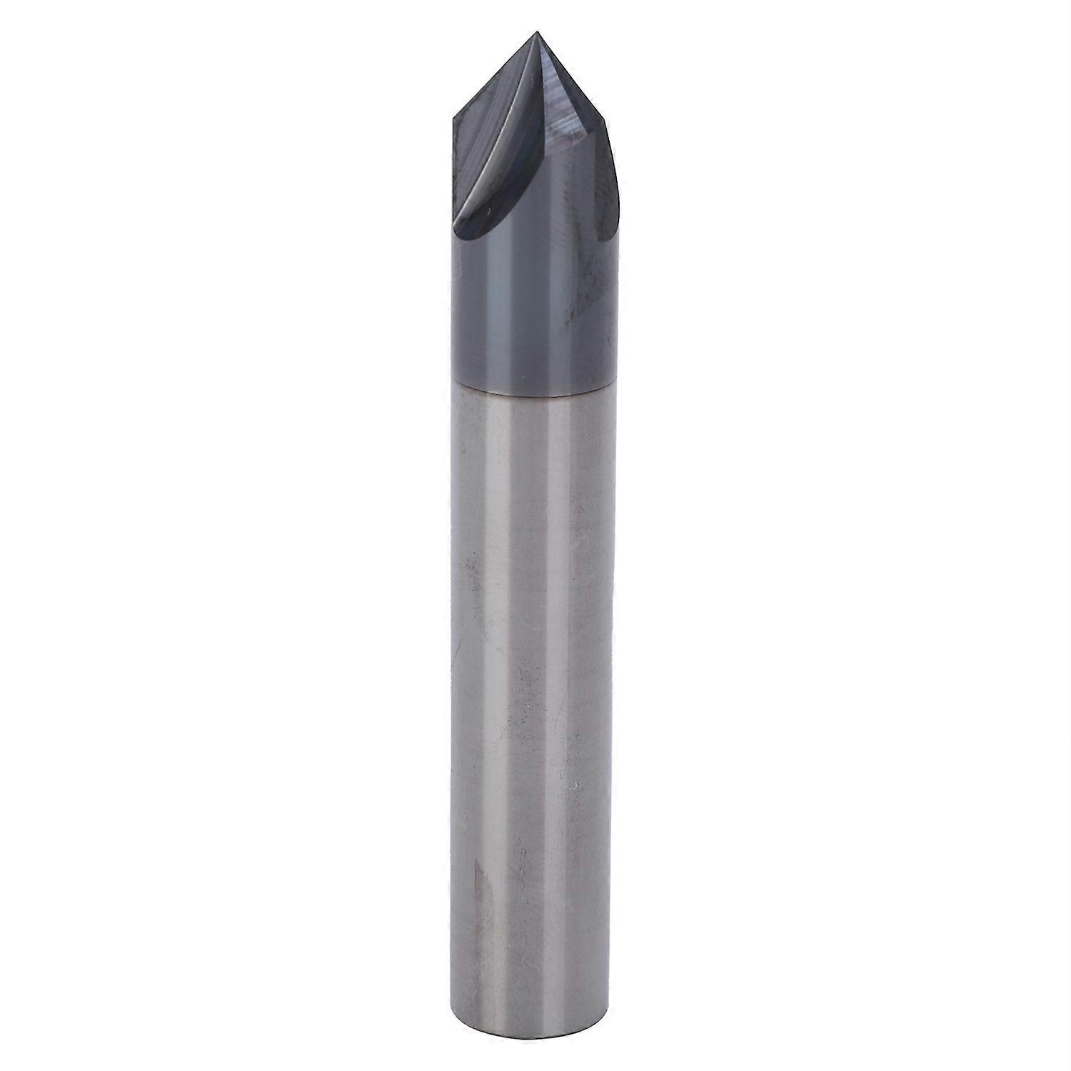 Chamfer End Mill 3 Flute 90° Tungsten Steel Milling Cutter Bit CNC Polishing Carving ToolD4 x 90° x 