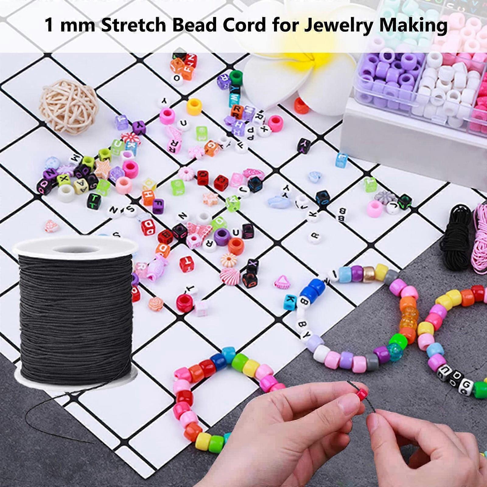 1mm Thick Elastic Thread For Handmade Bracelets Durable & Versatile For DIY Projects