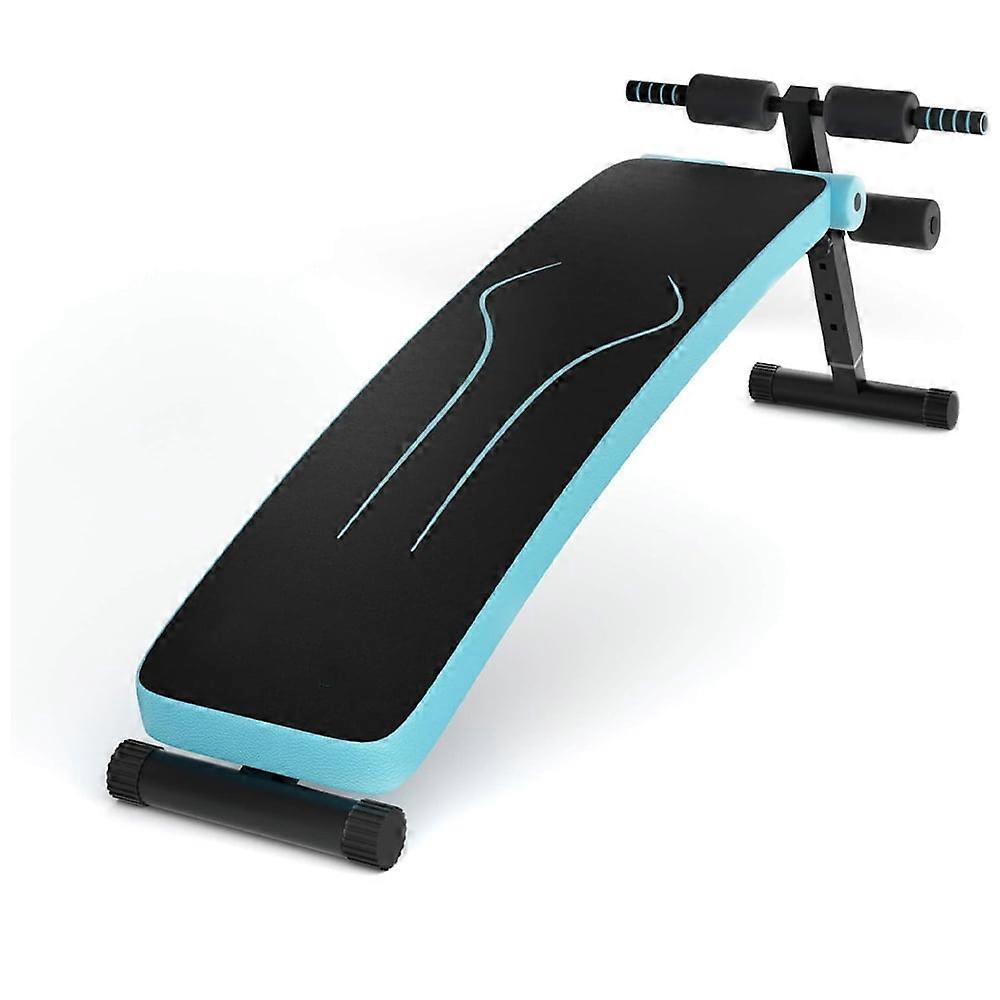 Adjustable Sit Up Bench, Abdominal Training Workout Slant Bench, Decline Curved Ab Bench for Home Gym Ab Exercises