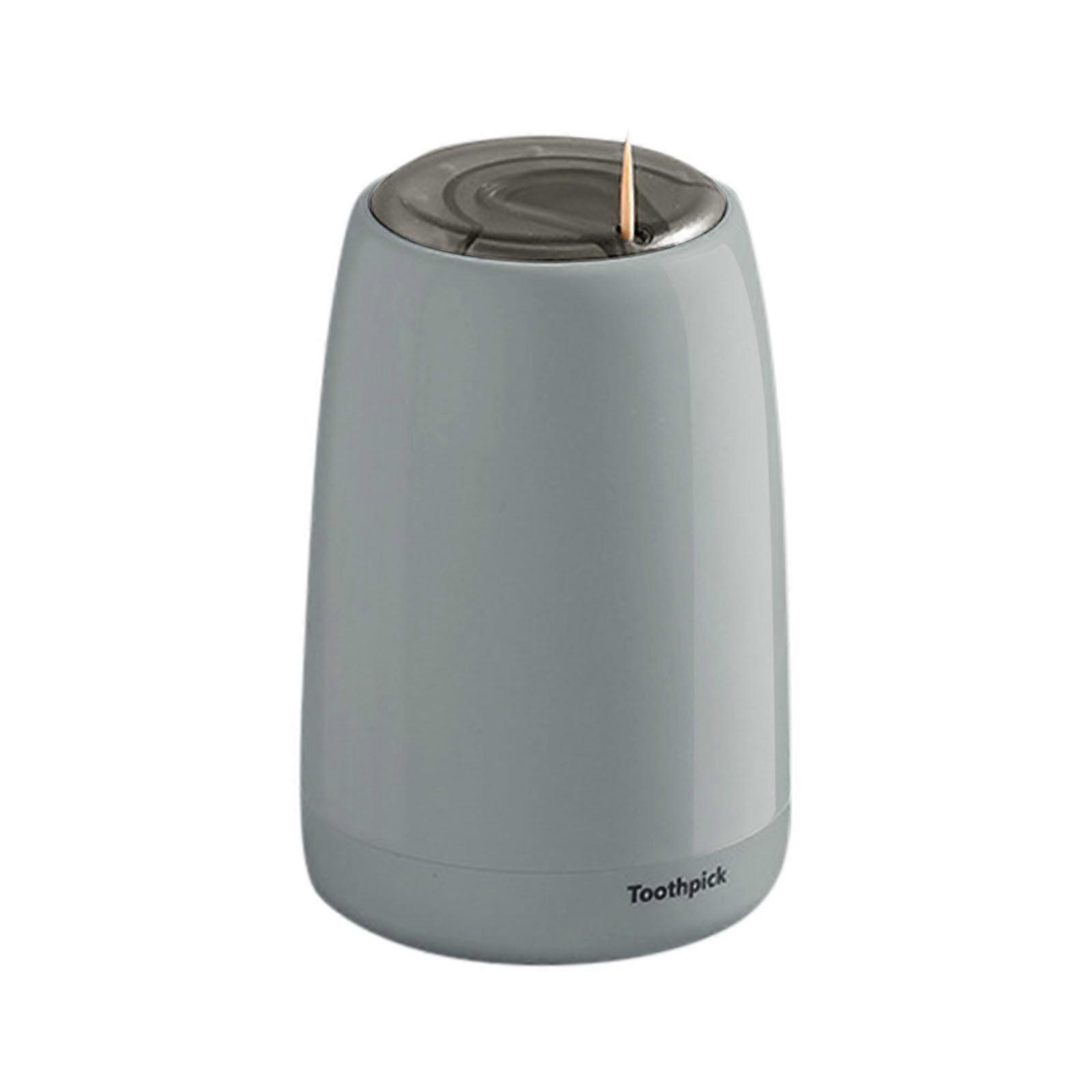 Push-Type Toothpick Box Compatible with Home, Creative Automatic Clear Toothpick Container for Living Room & Dining Room