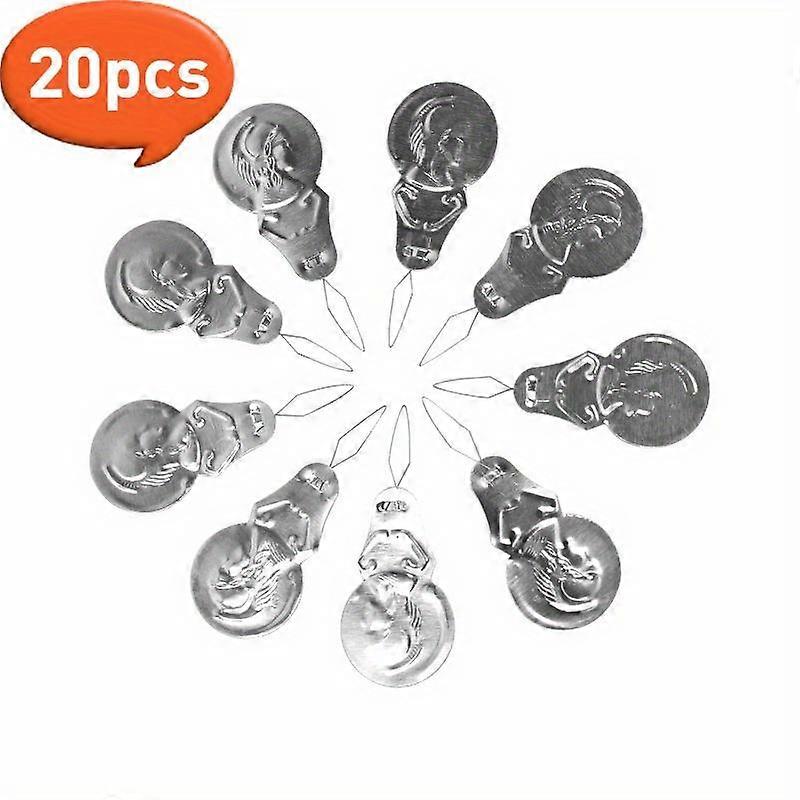 Aluminum Threader Needle Detector - 20 Pieces Skin Needle Threader