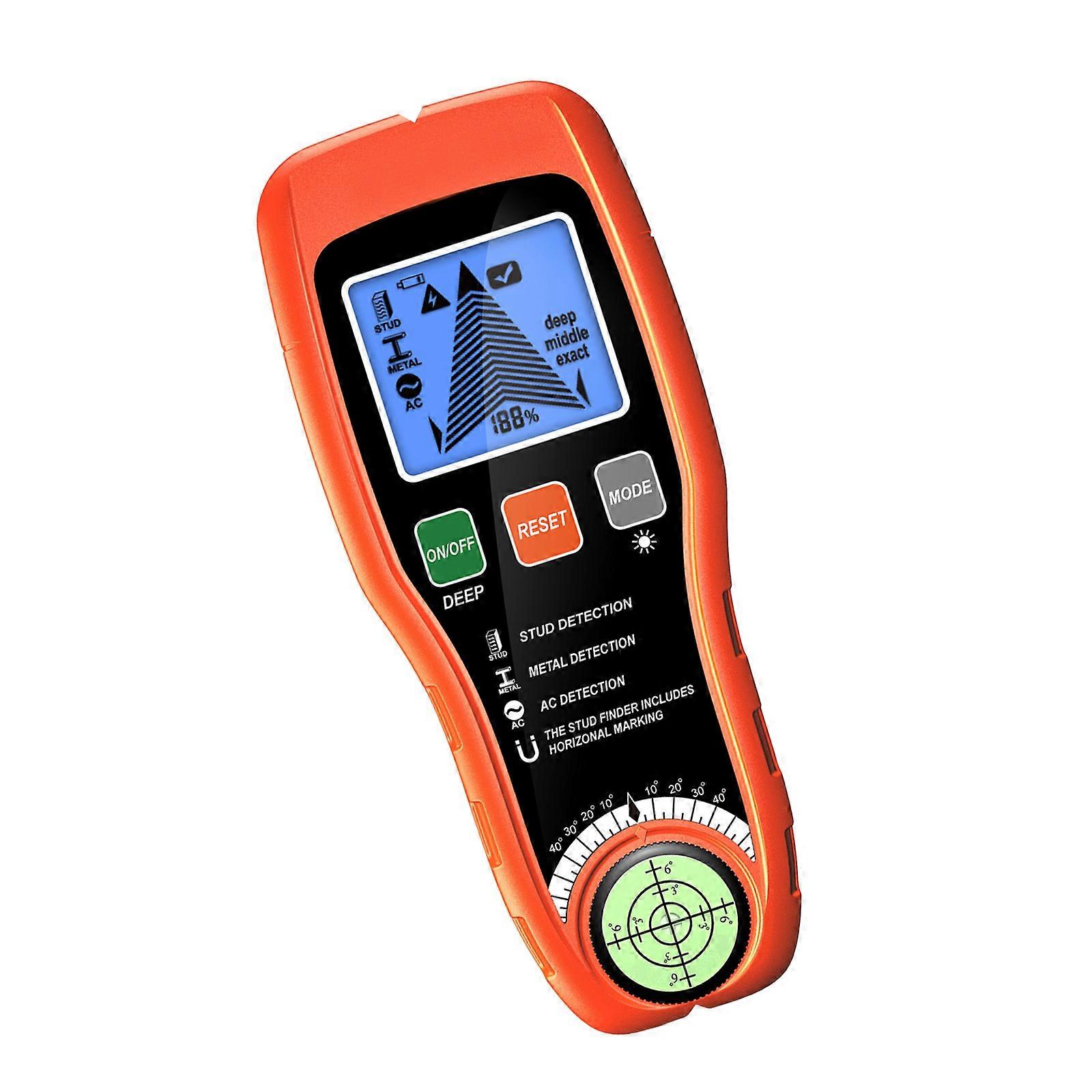 Portable Lightweight Handheld Detector Wire Pipe Power Scanner Suitable for Metal Wall Scanning with Long Battery Lifes Multicolor