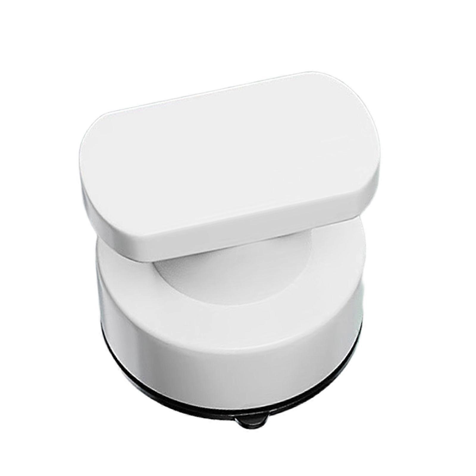 Simple Stylish Suction Handle Tool Easy Installion Portable Accessory for Temporary or Permanent Use in Any Room  White