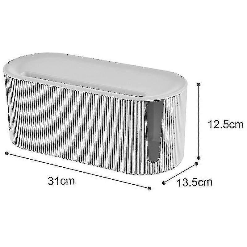 Cable Management Organizer Box With Lid Cord Organizer Box To Hide & Conceal Power Strips Cords High-quality