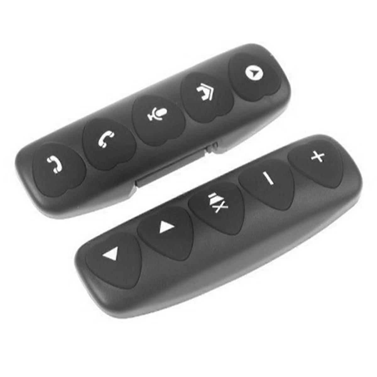 Wireless Steering Wheel Remote Control for Car - 10 Keys, Music Playback, DVD, Multimedia, Android N