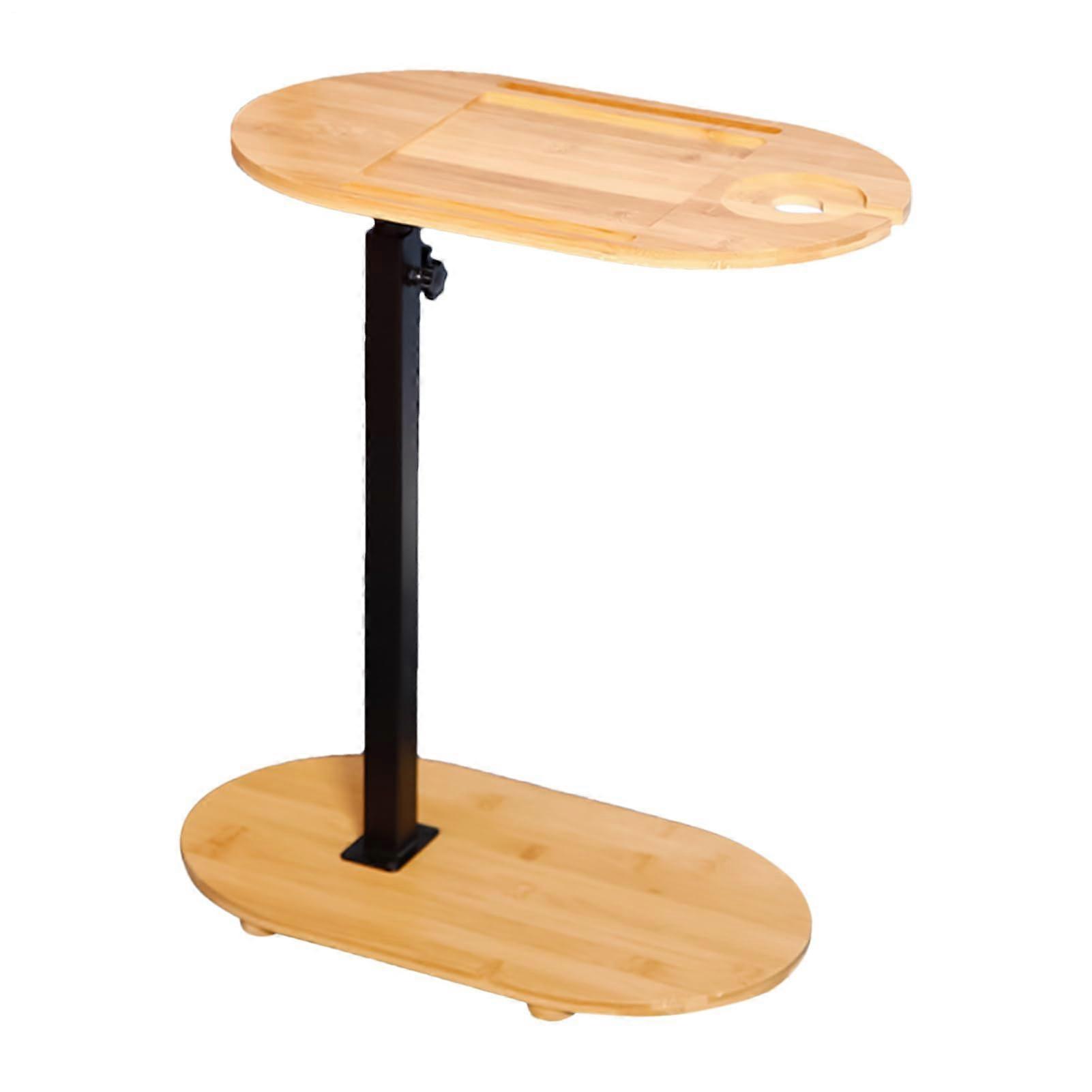 Adjustable Height Bathtub Tray with NonSlip Base, Spa Tub Table for Drinks, Books, Candles