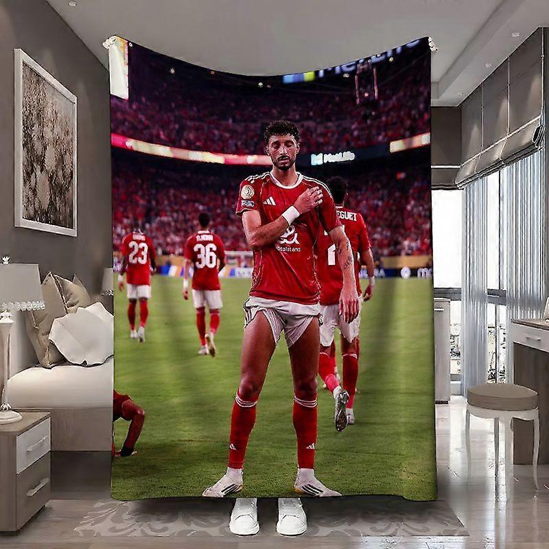 UAE Wissam Abubakr Themed Ultra-Soft Digital Print Flannel Blanket, Ultra-Soft Digital Print Flannel Blanket, Comfortabl-jghds358