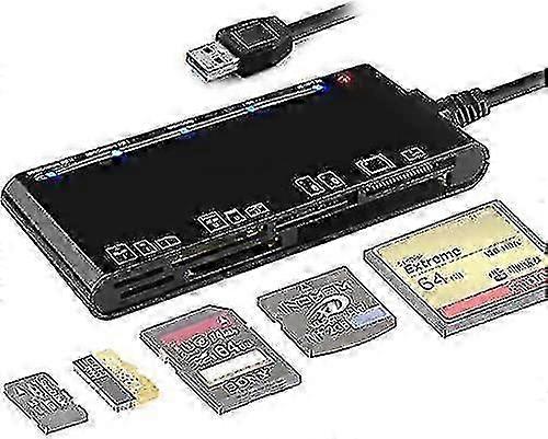 m Card Reader Usb 3.0, 7 In 1 Memory Card Reader, Usb 3.0 High Speed Cf/sd/tf/xd/ms/micro Sd Card Solt All In One Card Reader For Window