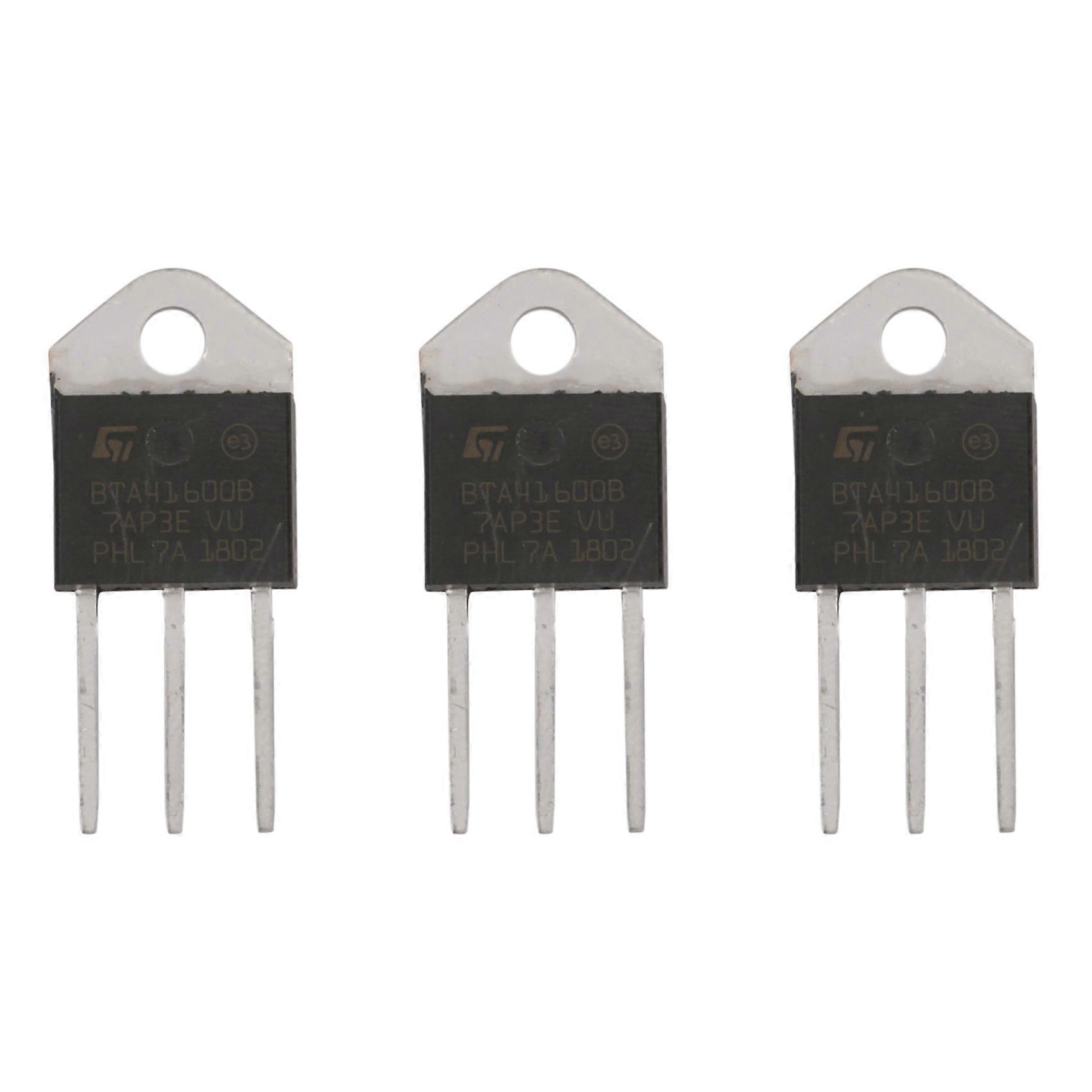3X BTA41-600B 600V 40A Silicon Controller Rectifier Standard Triac