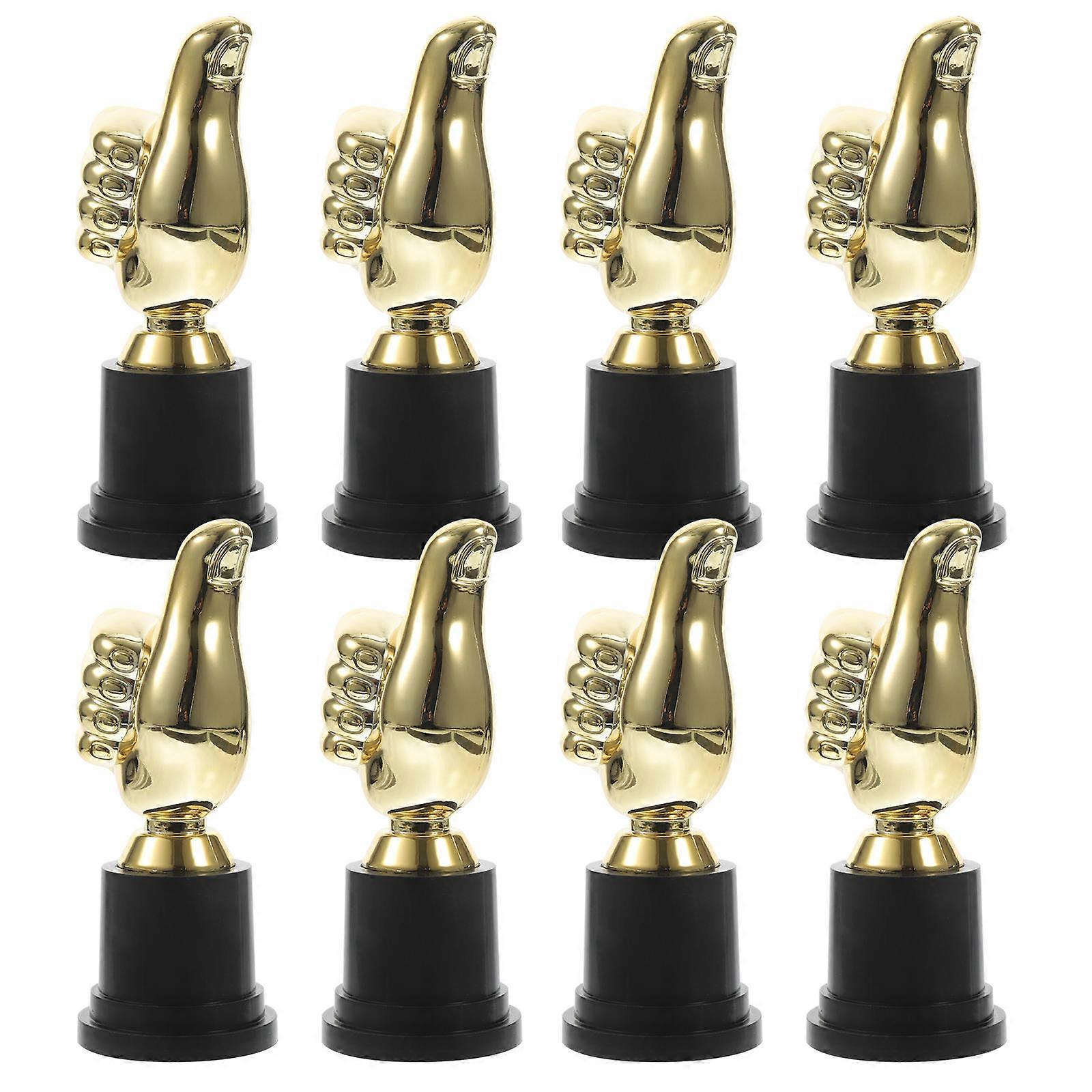 Trophy Plastic Award for Soccer Party 8Pcs Set