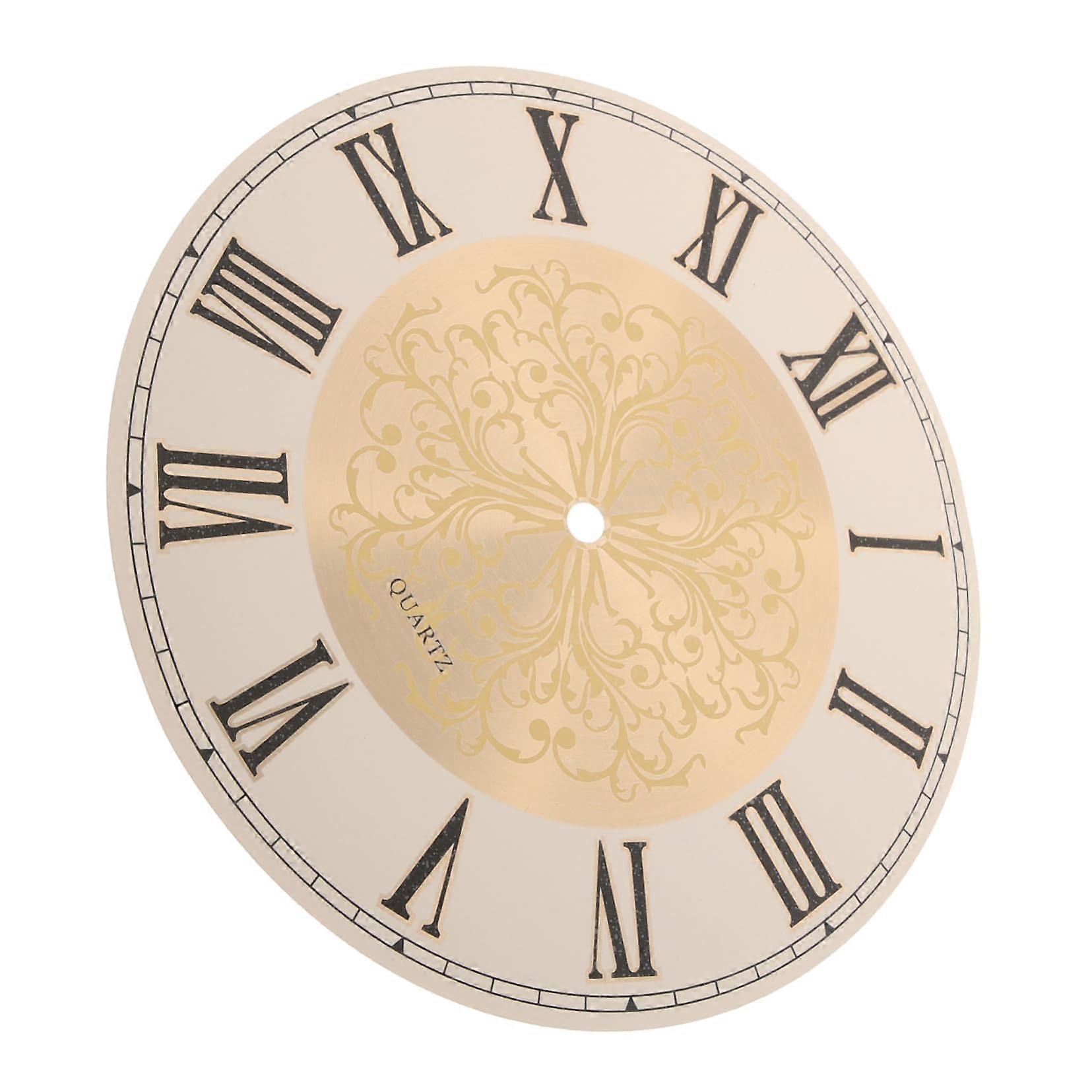 Clock Face Dial Plate for Wall Clock Replacement Parts DIY Home Decor Round