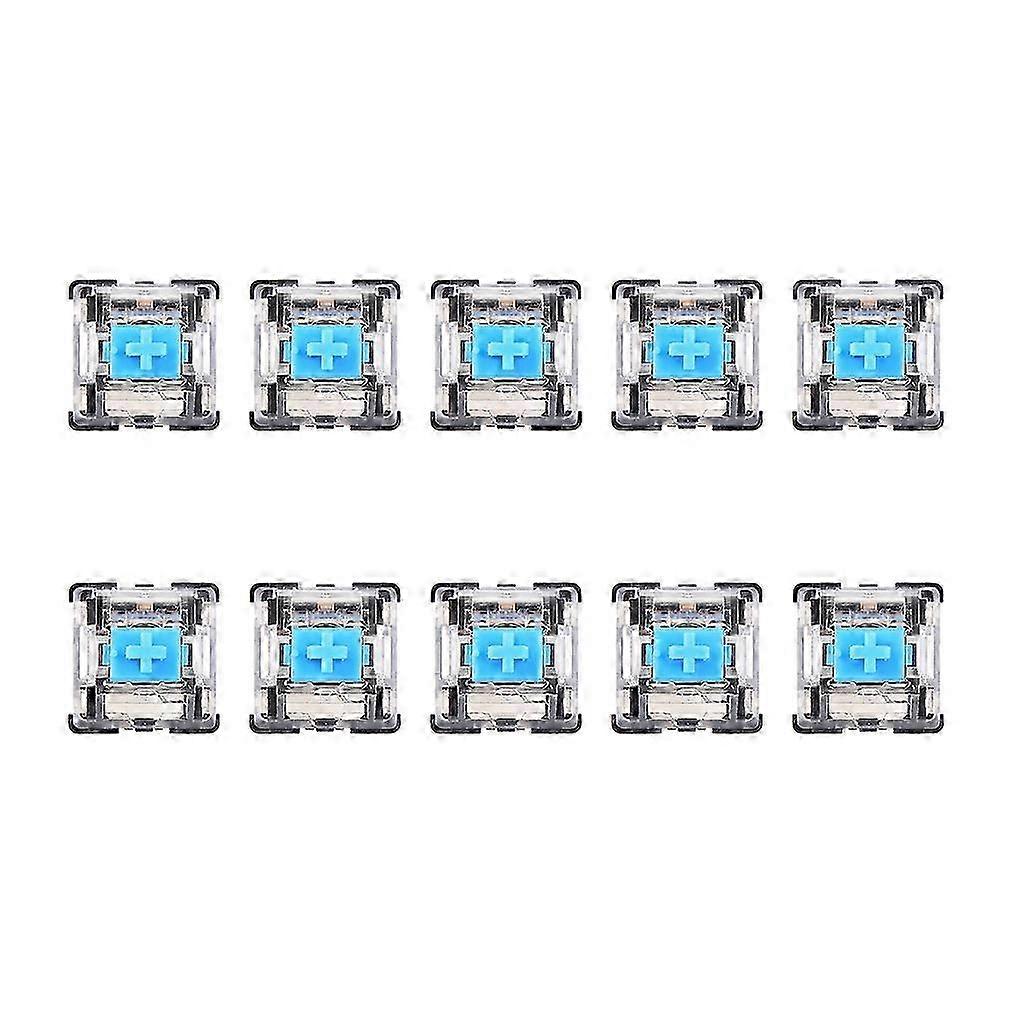 10Pcs 3Pin Mechanical Keyboard Switch Blue for Cherry MX Switch Keyboard Tester Kit