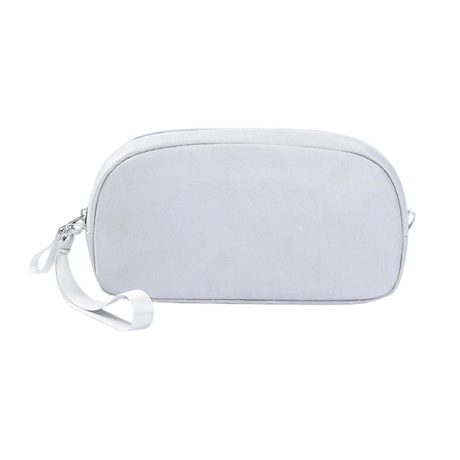 High Capacity Electronics Carriers Bag with Smooth Zippers Easy Access Securely Holds Chargers Headphones Hard Drive  grey S