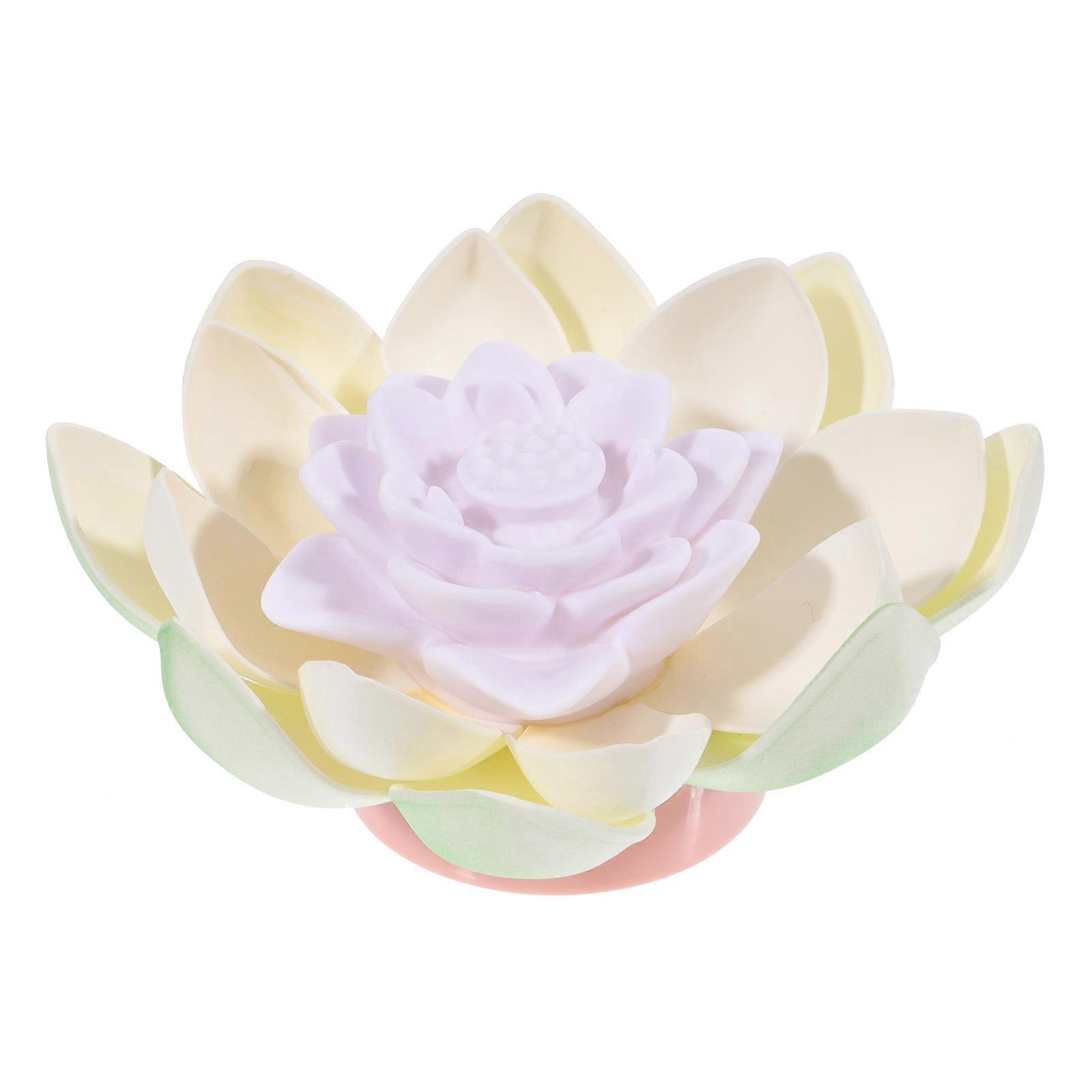 LED Artificial Lotus Lantern for Decor 2Pcs Flower Pool Lights