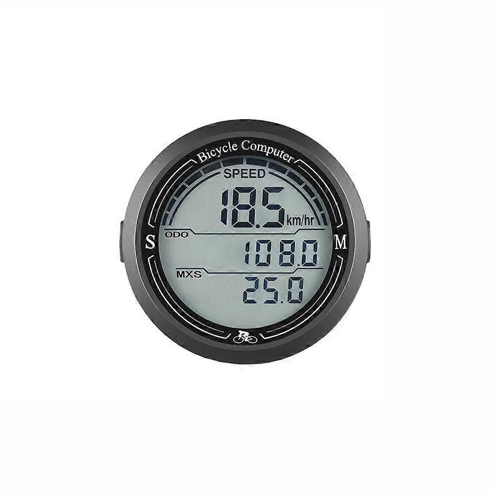 Touch screen bicycle wired code meter Speedometer odometer English code meter Luminous wired code meter odometer