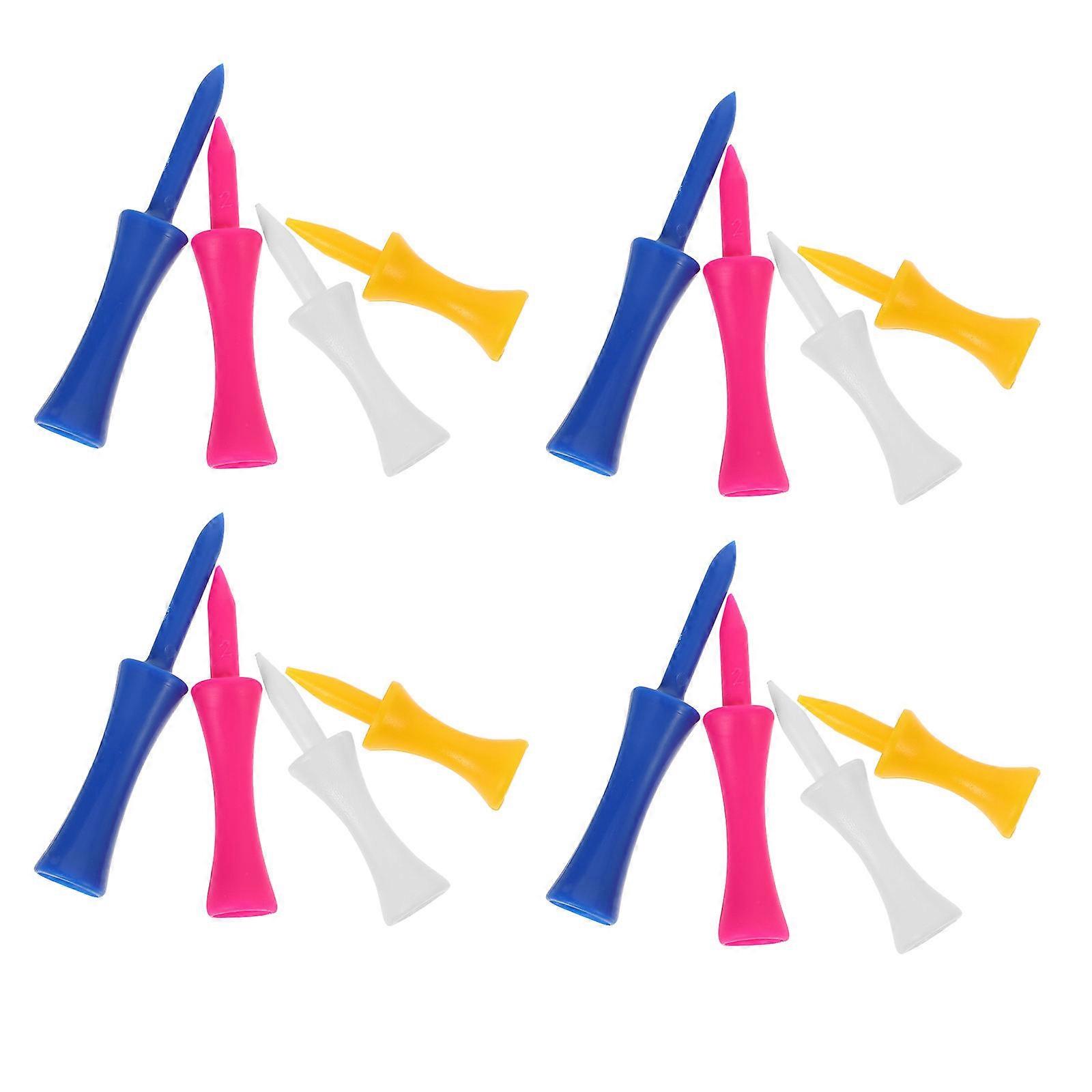 Plastic Golfs Tees Golfs Accessories for Golfing 200Pcs Set