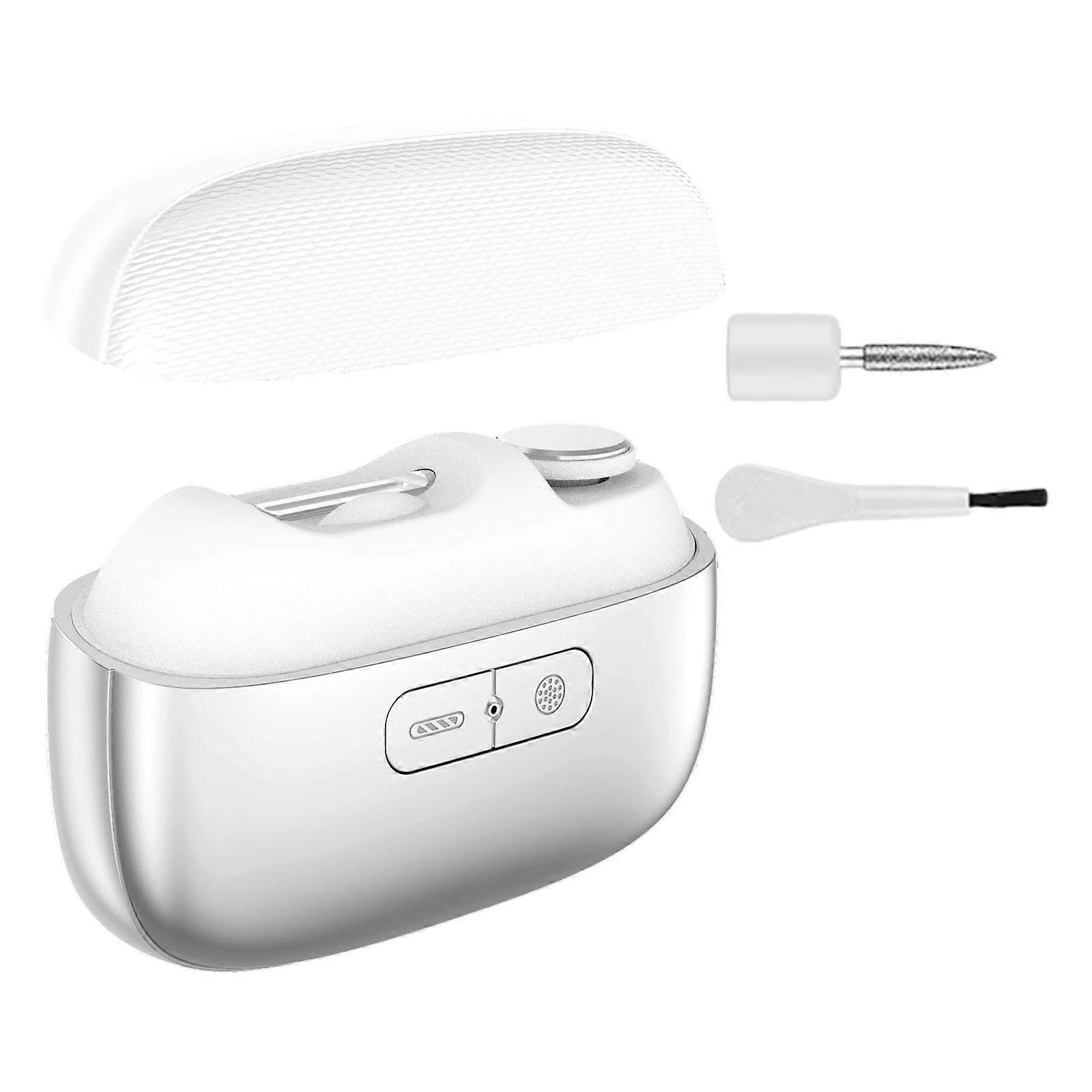 Electric Nail Clippers Nail Trimmer Featuring Touch Control Low Noise Operation Ideal For Travel Sensitive Environment  Silver