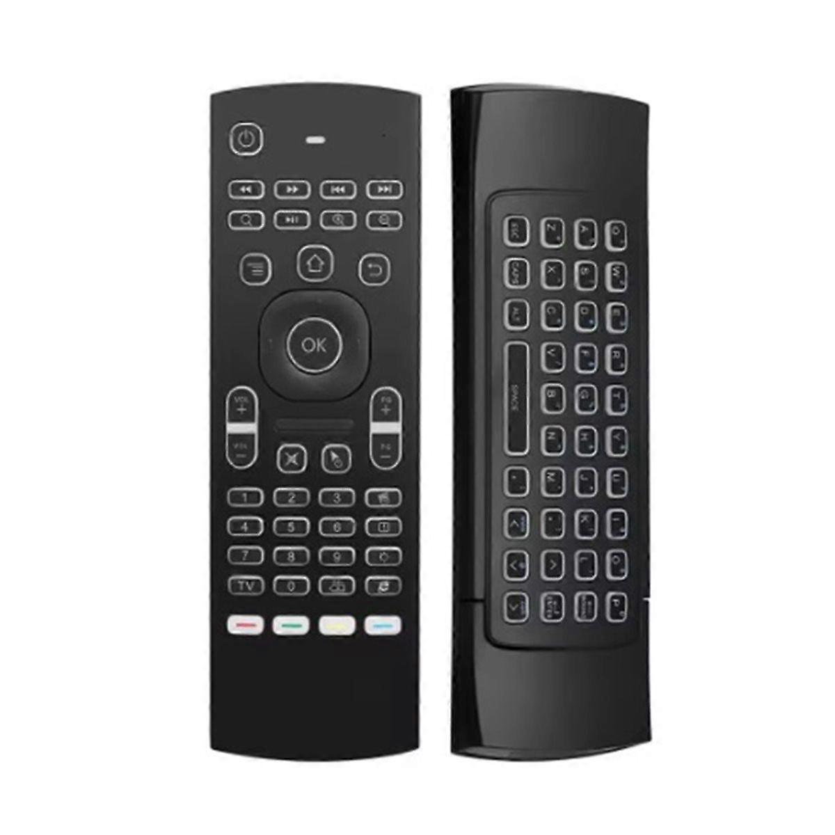 2.4G Wireless Remote Control with Keyboard MX3 Intelligent Remote Control Backlight for Set-Top Box