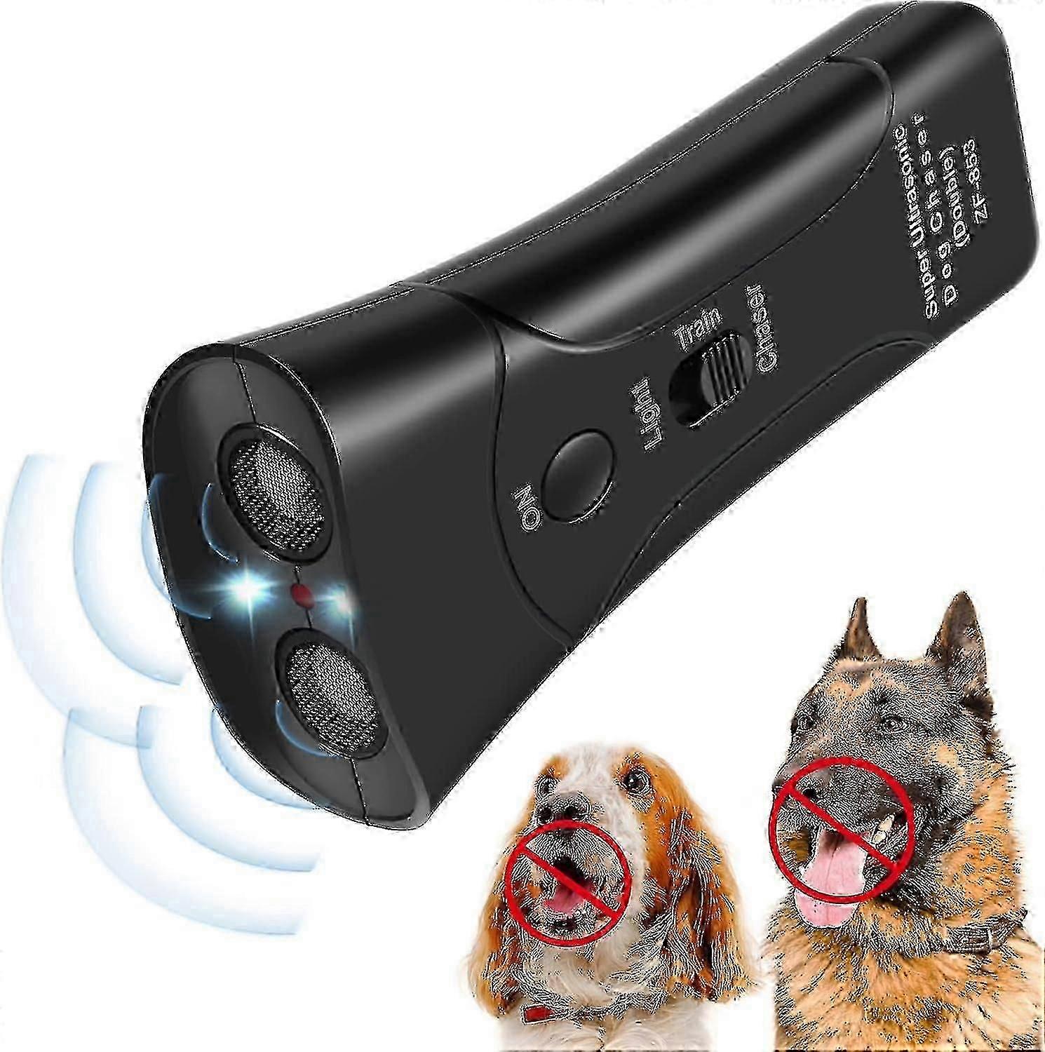 Anti Barking Control Device Ultrasonic Anti Barking Device Dog Bark Deterrent with 3 Modes and LED Light Dual Sensor Dog Barking Control Devices Dog