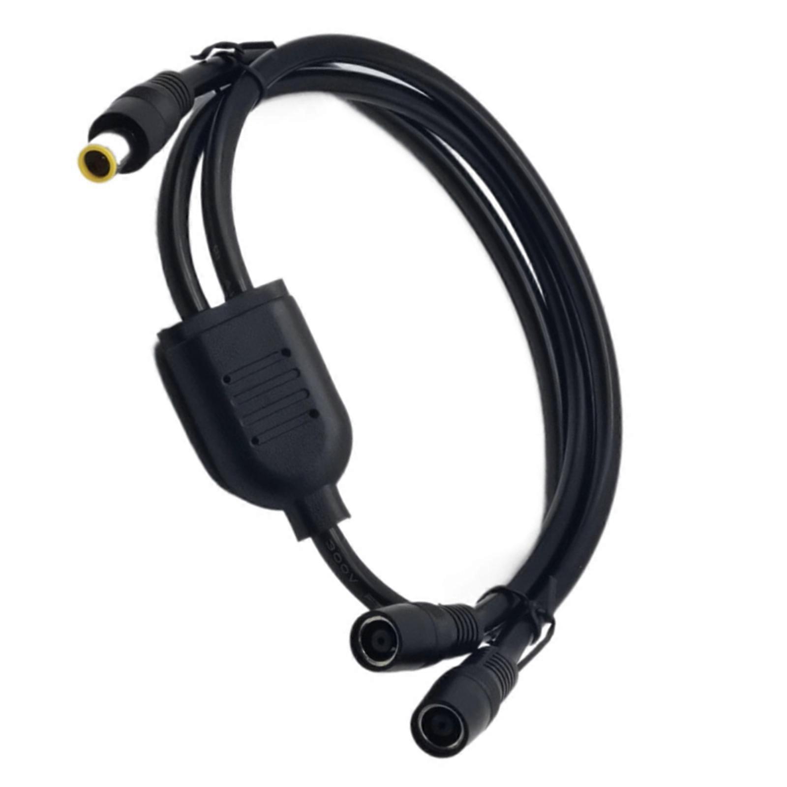 Universal DC7909 Adapter Cable Compatibility for Various Electronics Compact DC7909 Y Splitter Cord Easy Carrying Multicolor