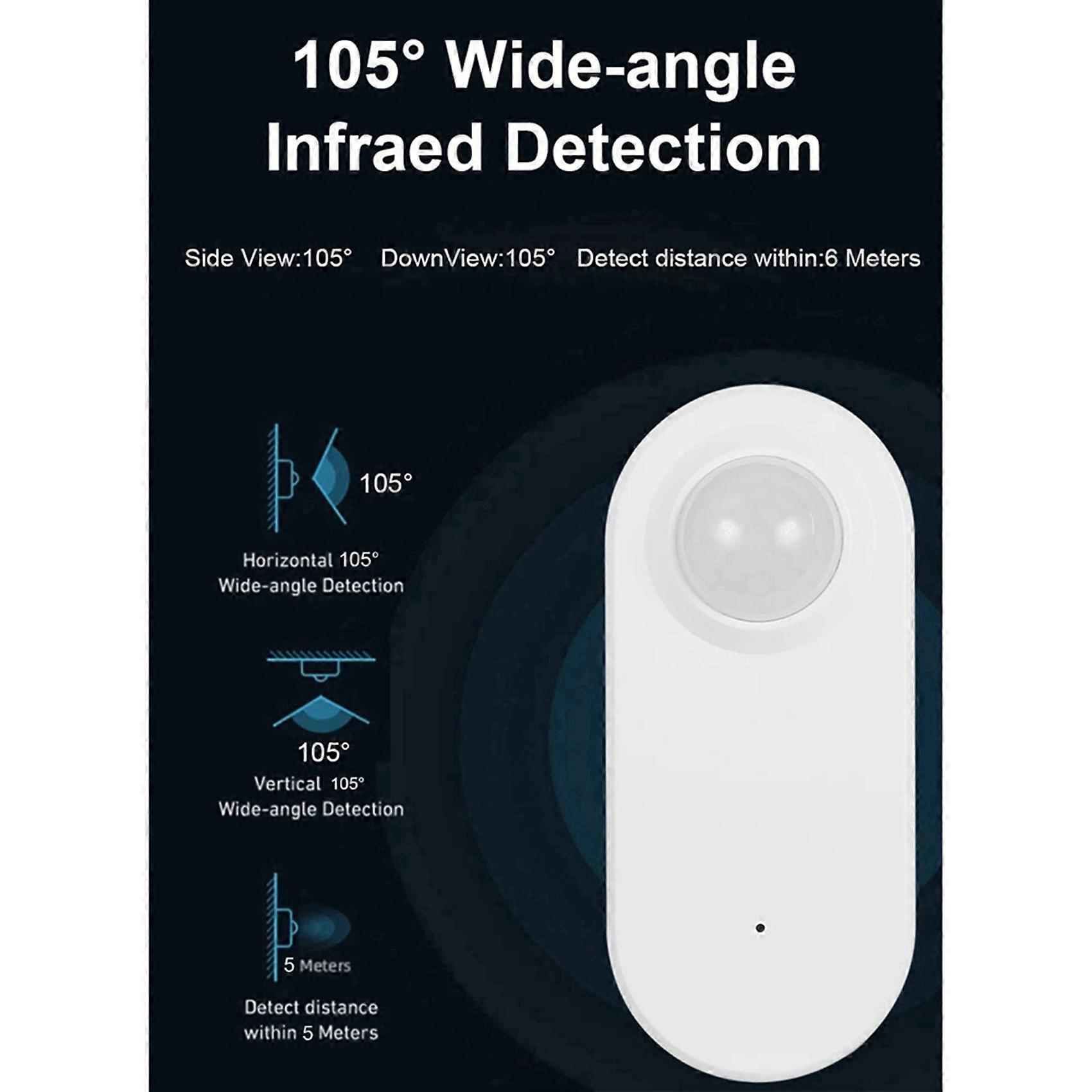 2X Graffiti Smart Zigbee Human Presence Sensor Pir Human Motion Sensor Battery Powered Sensor