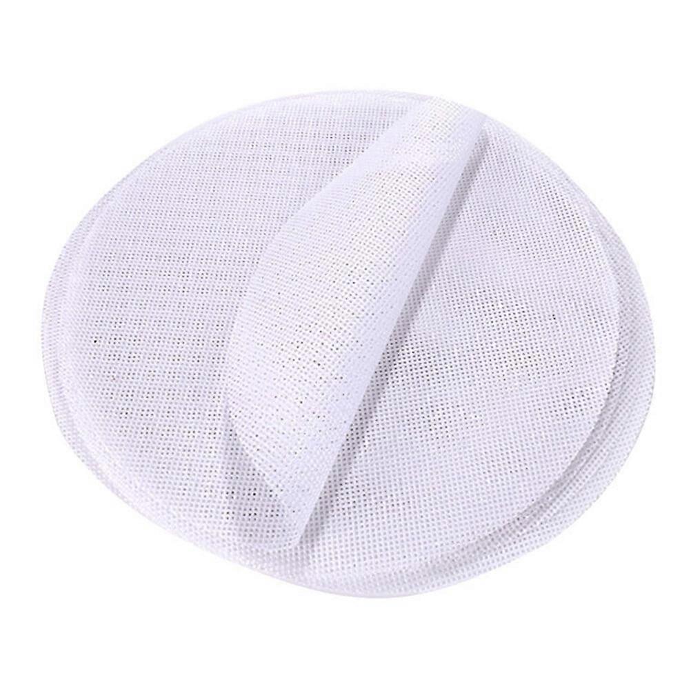 10pcs Round Shape Steamer Pad Mat Silicone Non-stick Reusable Household for Steamed Bun Dim Sum (Diameter 24cm)