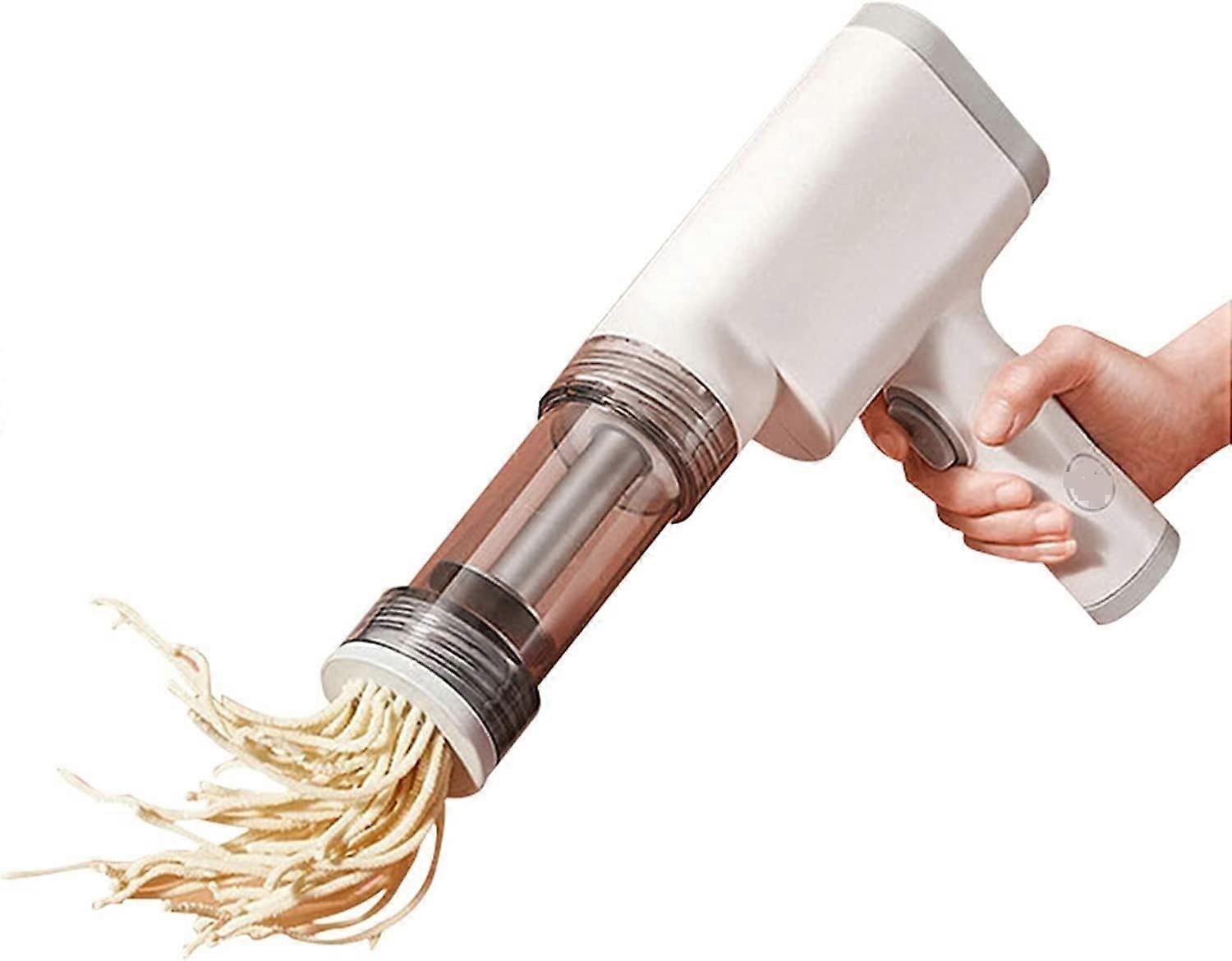 Electric Noodle Maker with Compact OneHand Operation, Multiple Thickness Options for Handmade Pasta