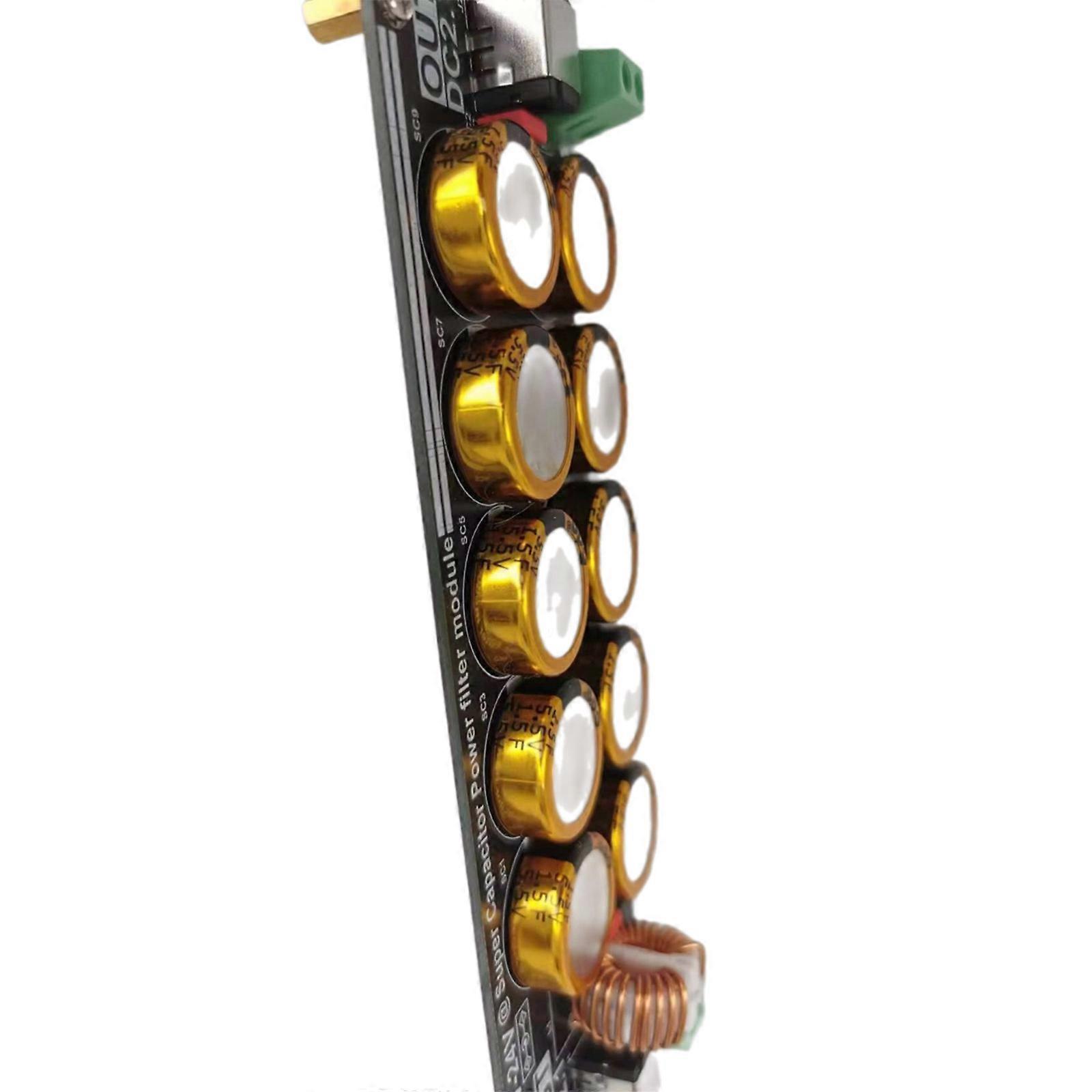 Achieve Clearly Sound with the DC5V-24V Supercapacitor Filter Board Enhances Response and Minimize Interferences Multicolor