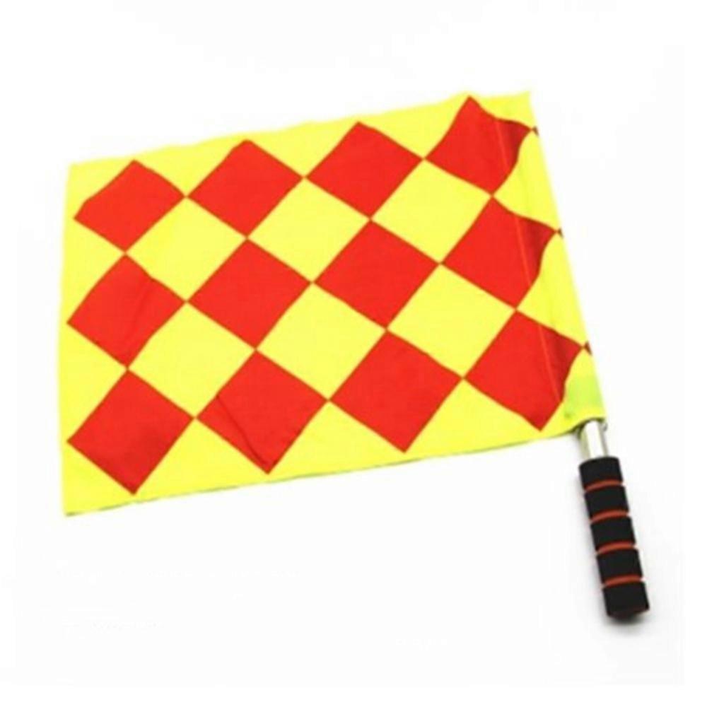 Professional Referee Flag Multi-color with Sponges Handle Issuing Flags Waterproof Linesman Flags Volleyballs Football Supplies