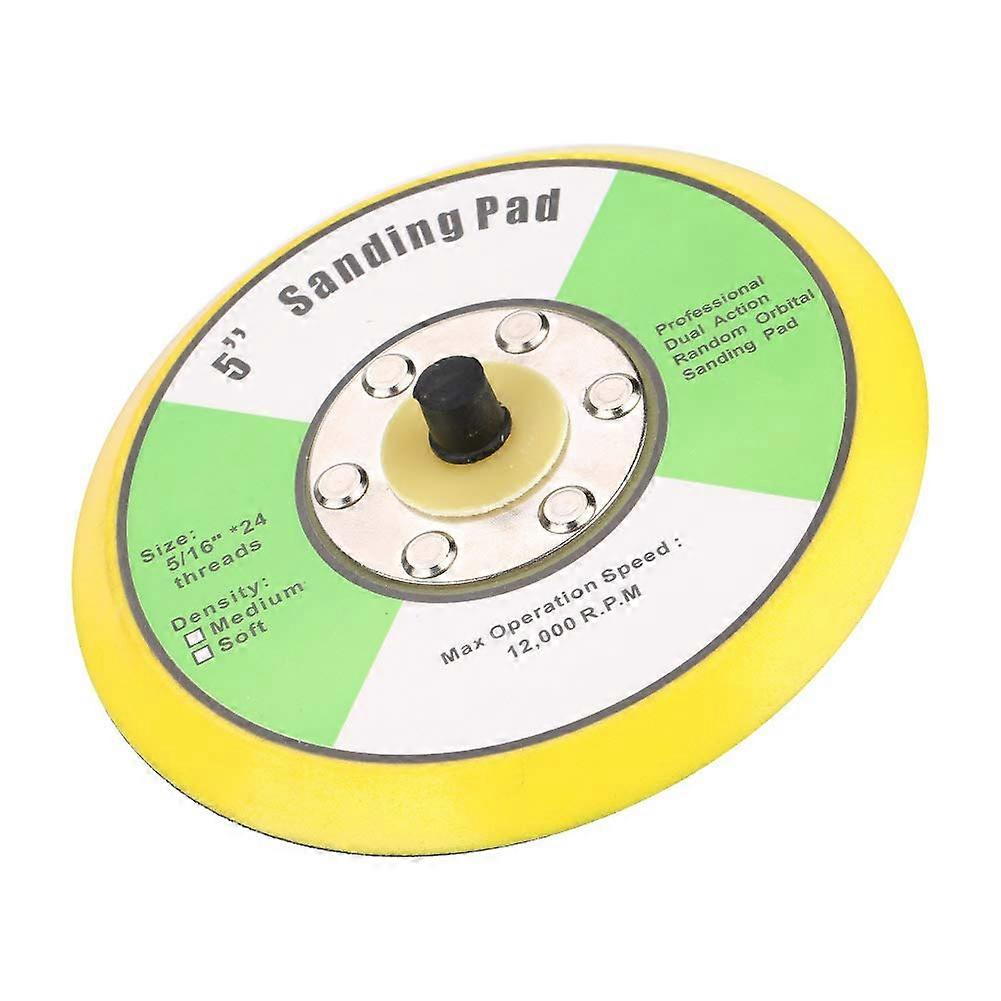 Sanding Backing Pad with M8 Thread 125mm PU Foam for Angle Grinder and Orbital Sander