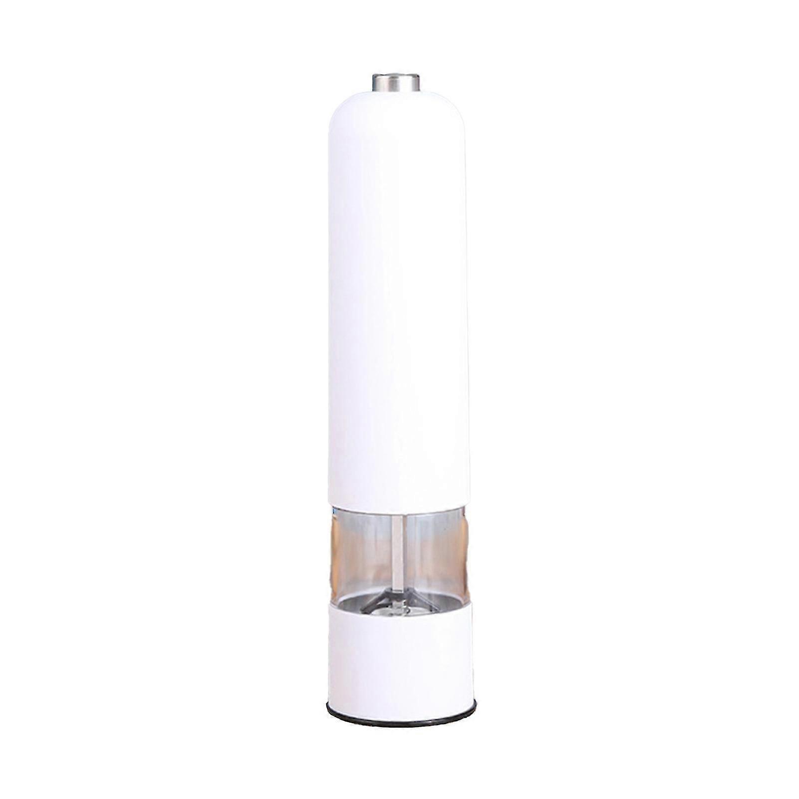Battery Operating Automatic Pepper Grinder Washable Acrylic Moisture-proof Pepper Spices Mill Kitchen Gadget
