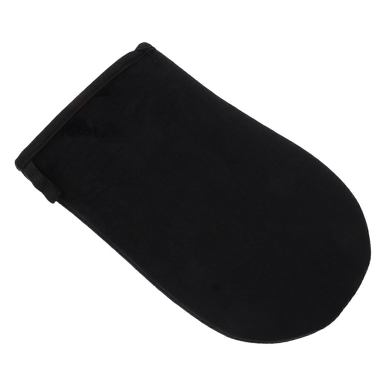 Black Tanning Mitt for Safe Self Tanning Soft Plush Material