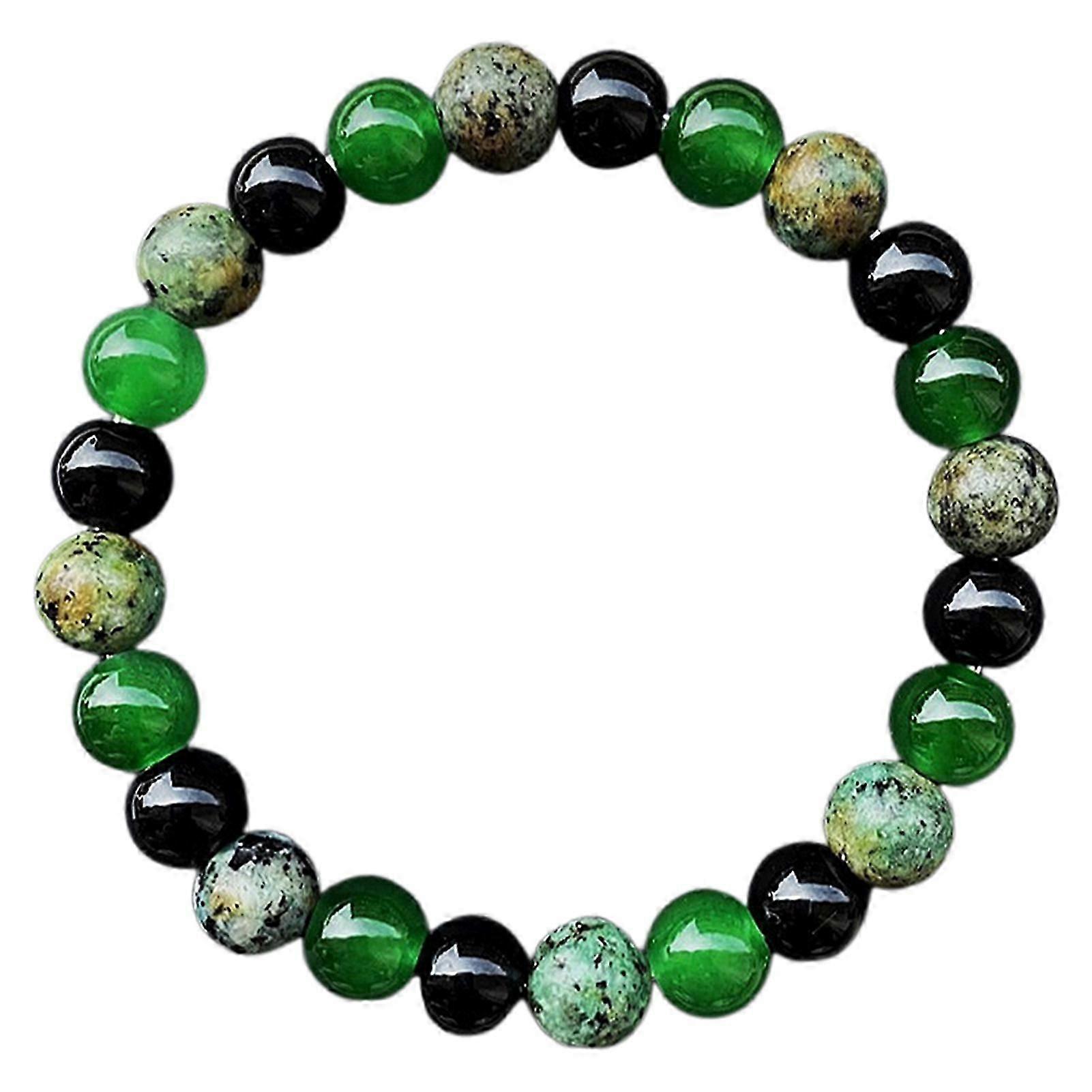 Natural Stone Bracelets Exquisite Hand-made Beads Bangle for Wedding