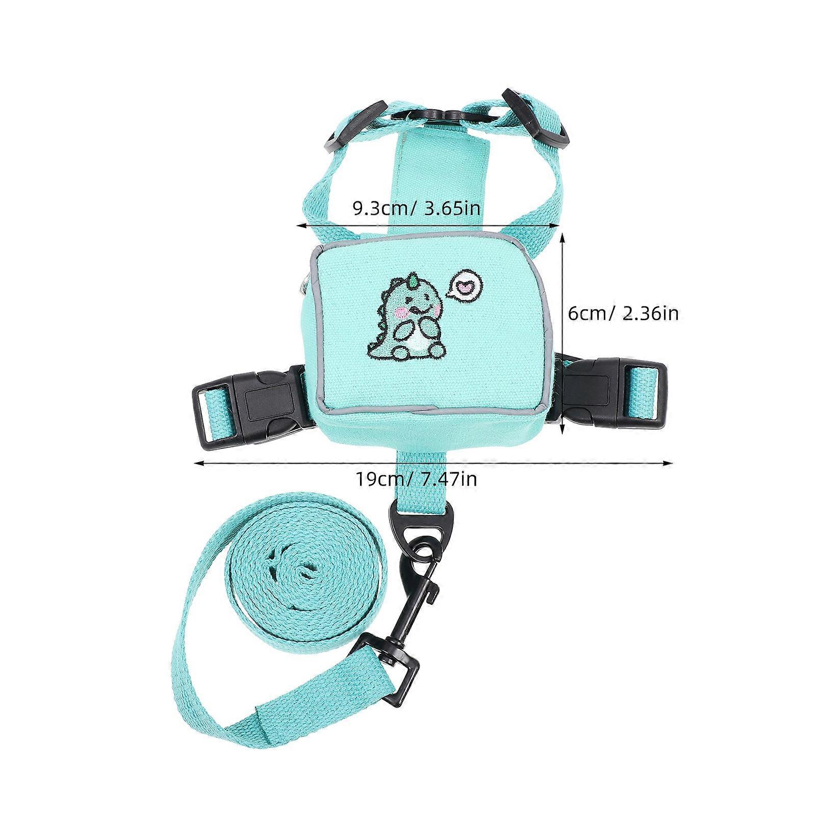 Cat Harness Pet Backpack Leash for Outdoor Use with Comfortable Design