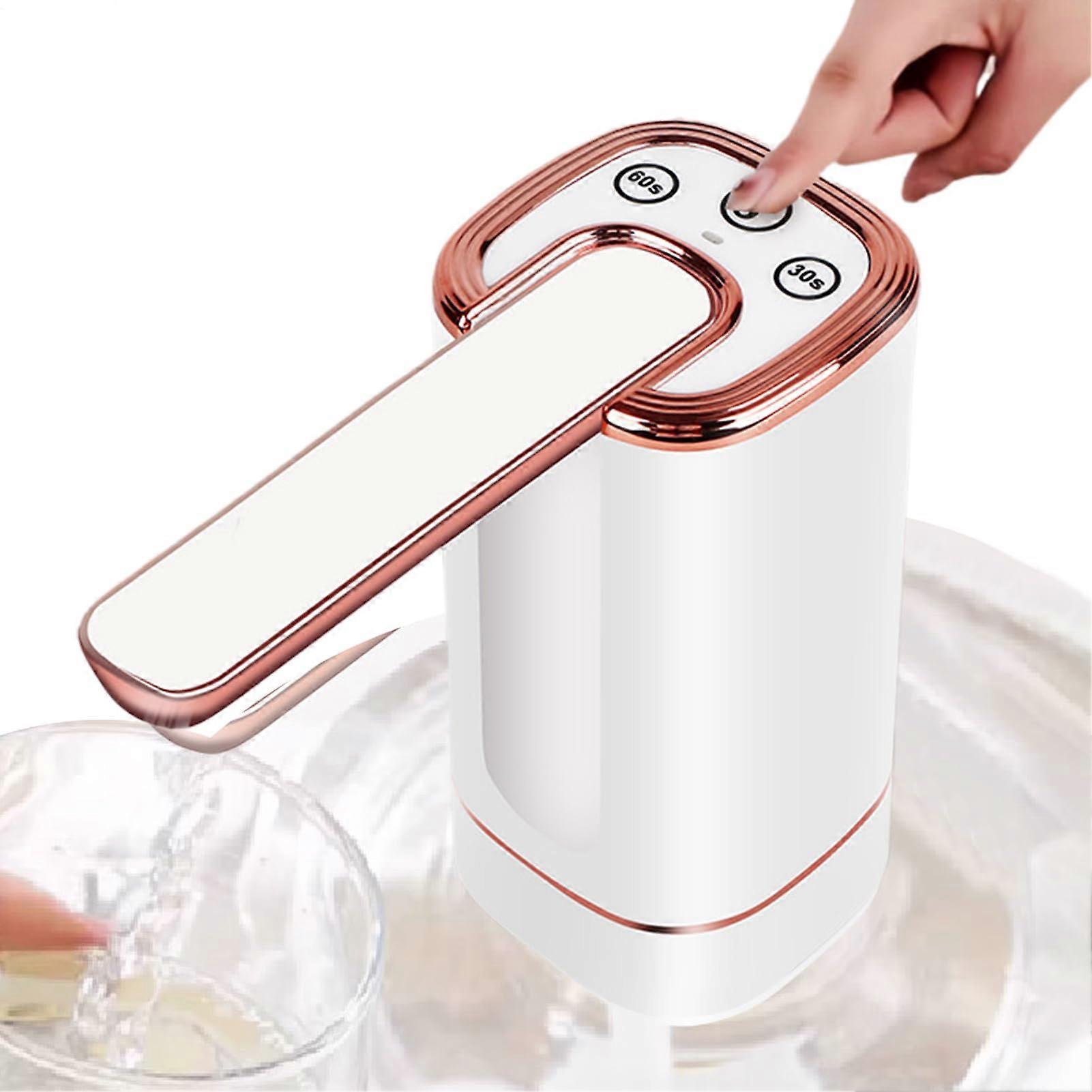 Loading Electric Water Dispenser with Smart Touch Control and AntiDrip Spout, Rechargeable White