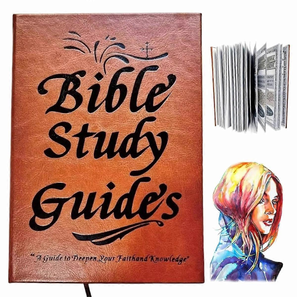 66-Page Bible Study Guide Daily Devotional Journal Bible Study Plan for Women Scripture Quotes Religious Notebook