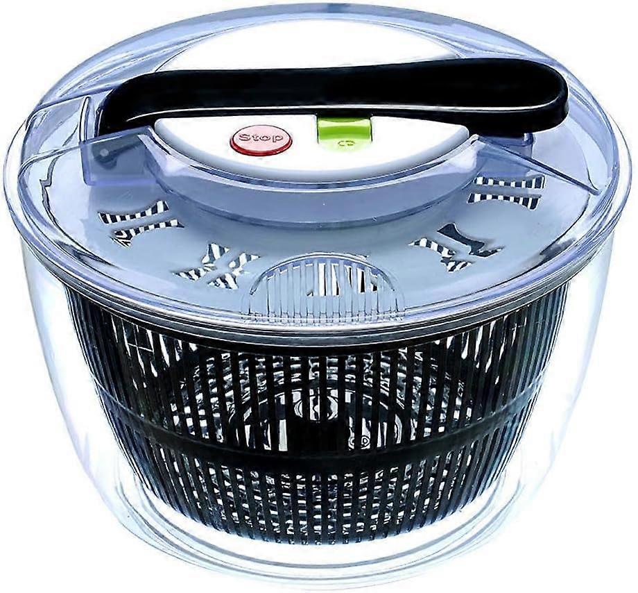 Salad Spinner Large Capacity BPA Vegetable Dryer with Drain Basket for Kitchen Use