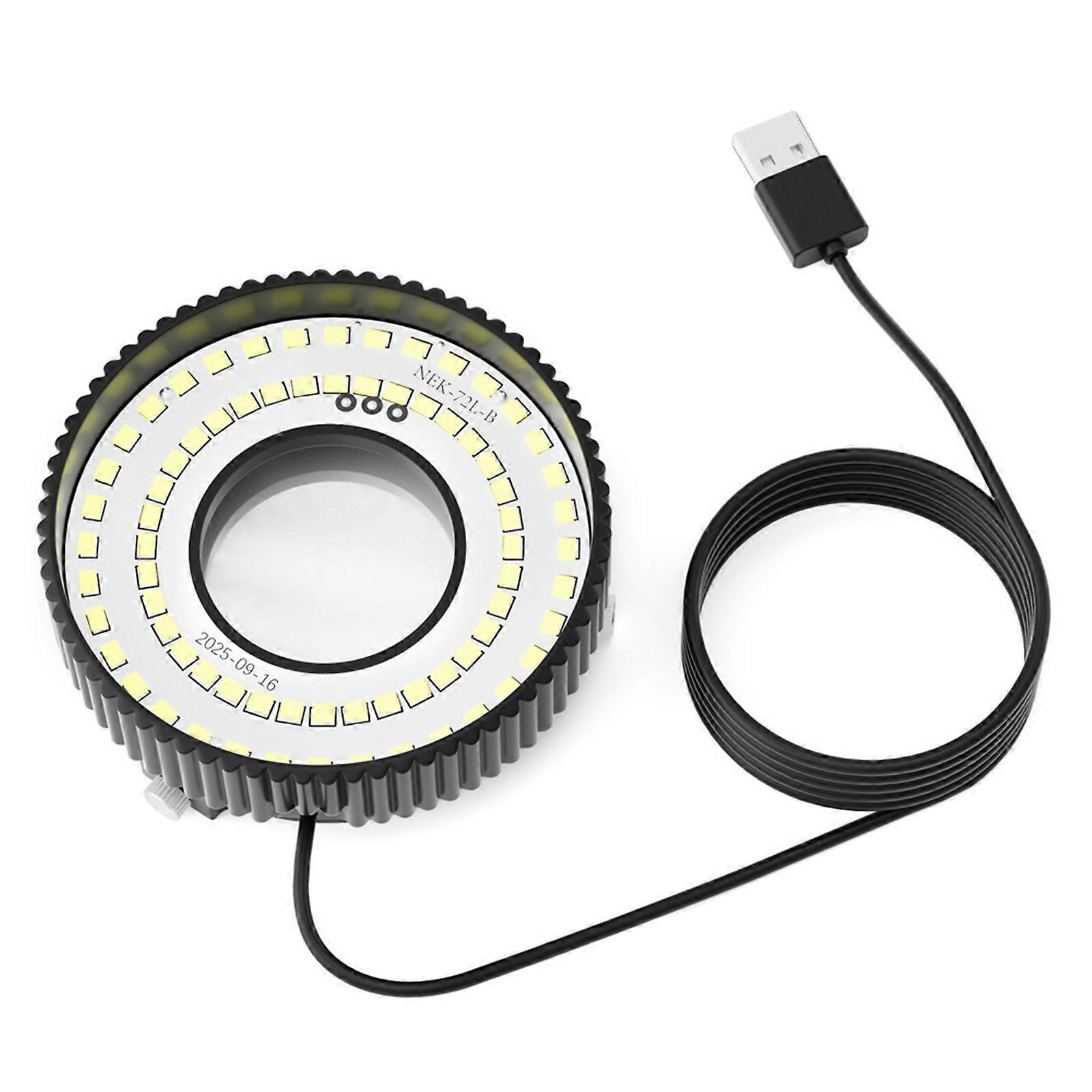 Compact Lightweight Polarizing Microscope Light With 72 High Brightness LED Bulbs USB Powered For Various Applications Multicolor